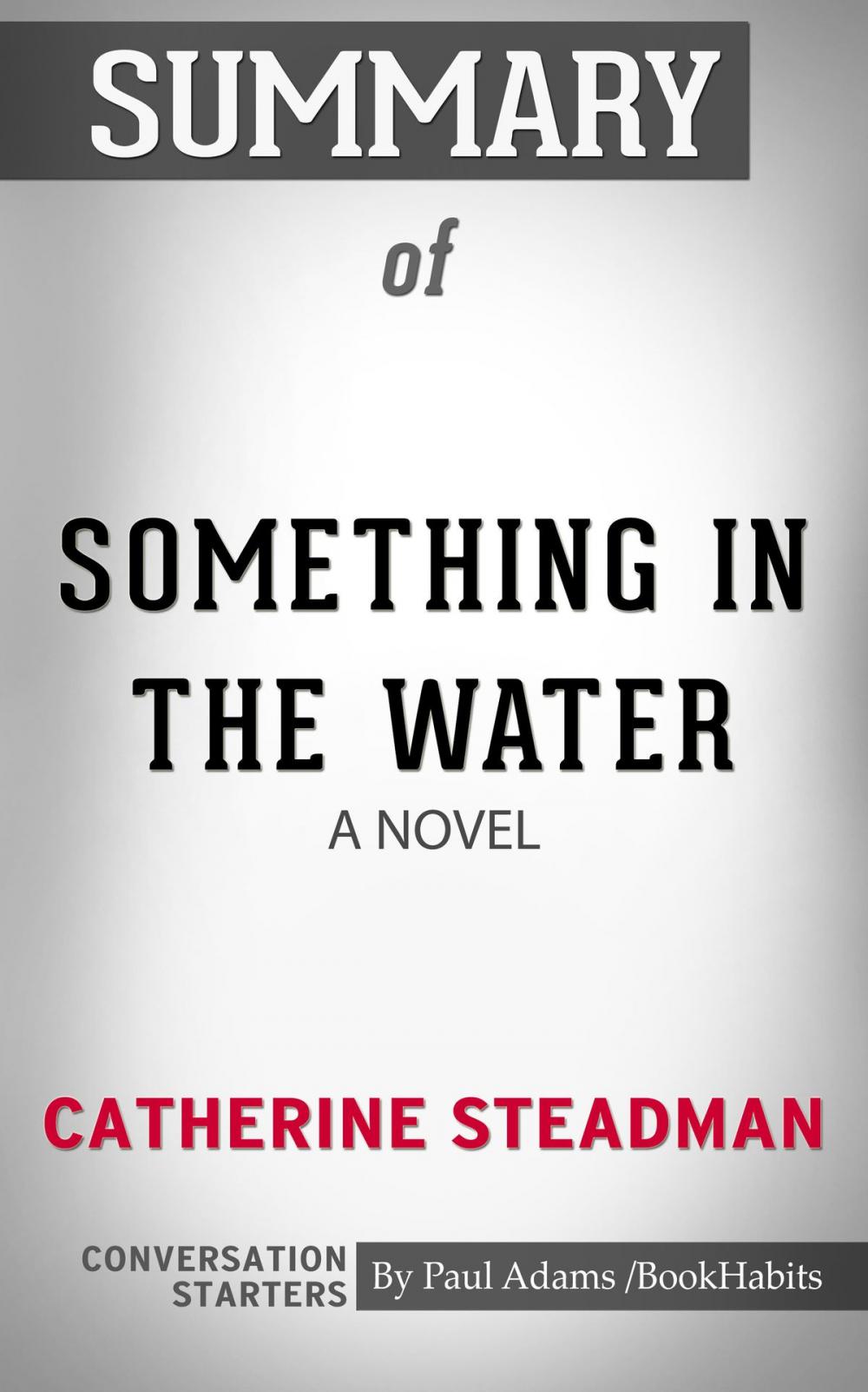 Big bigCover of Summary of Something in the Water: A Novel