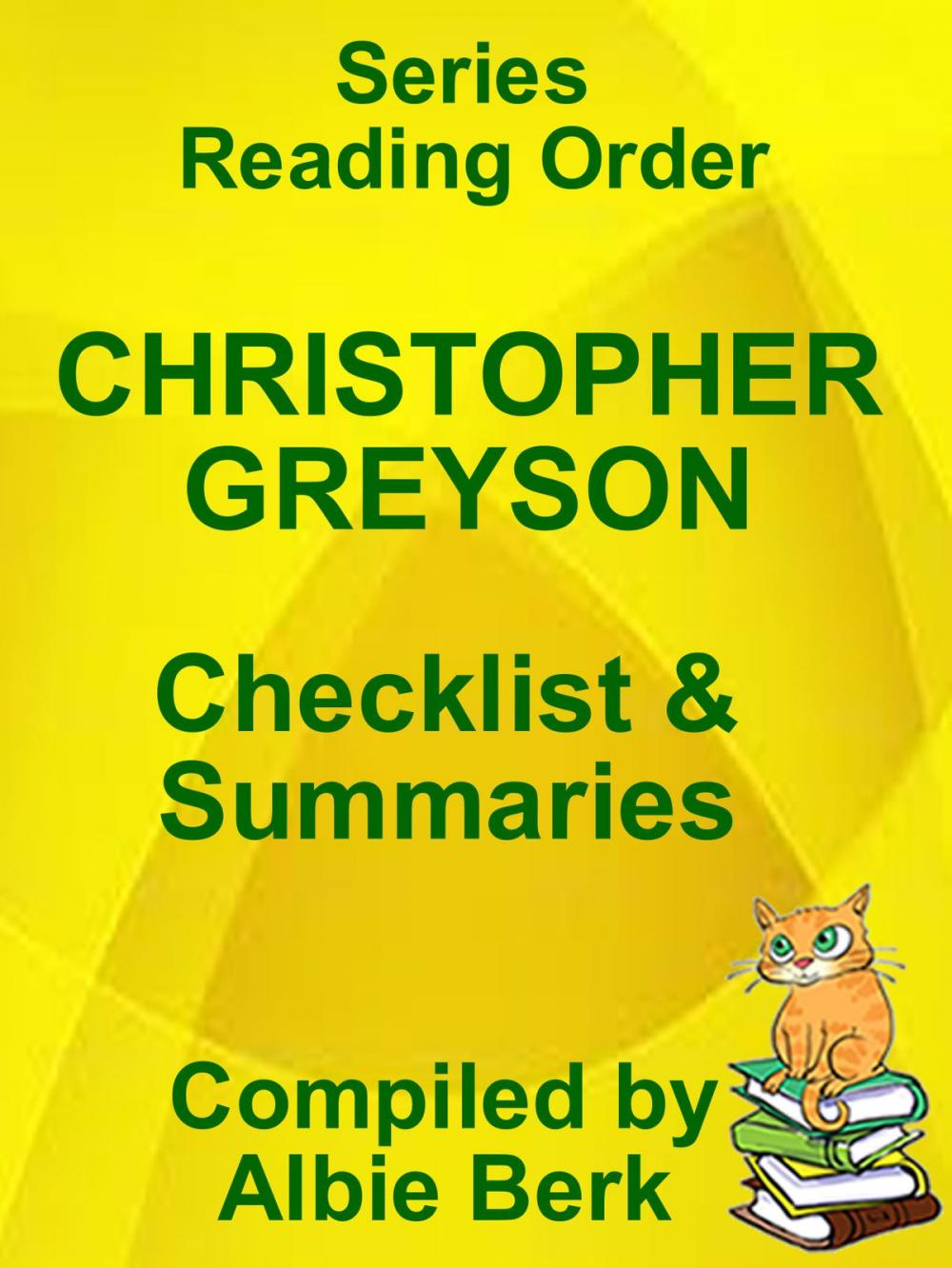 Big bigCover of Christopher Greyson: Series Reading Order - with Summaries & Checklist