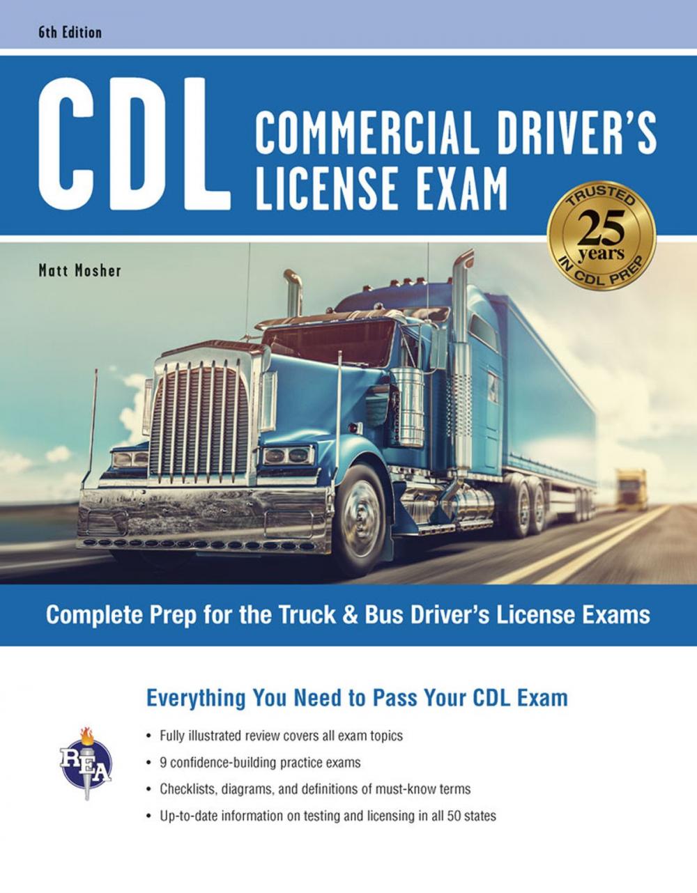 Big bigCover of CDL - Commercial Driver's License Exam, 6th Ed.