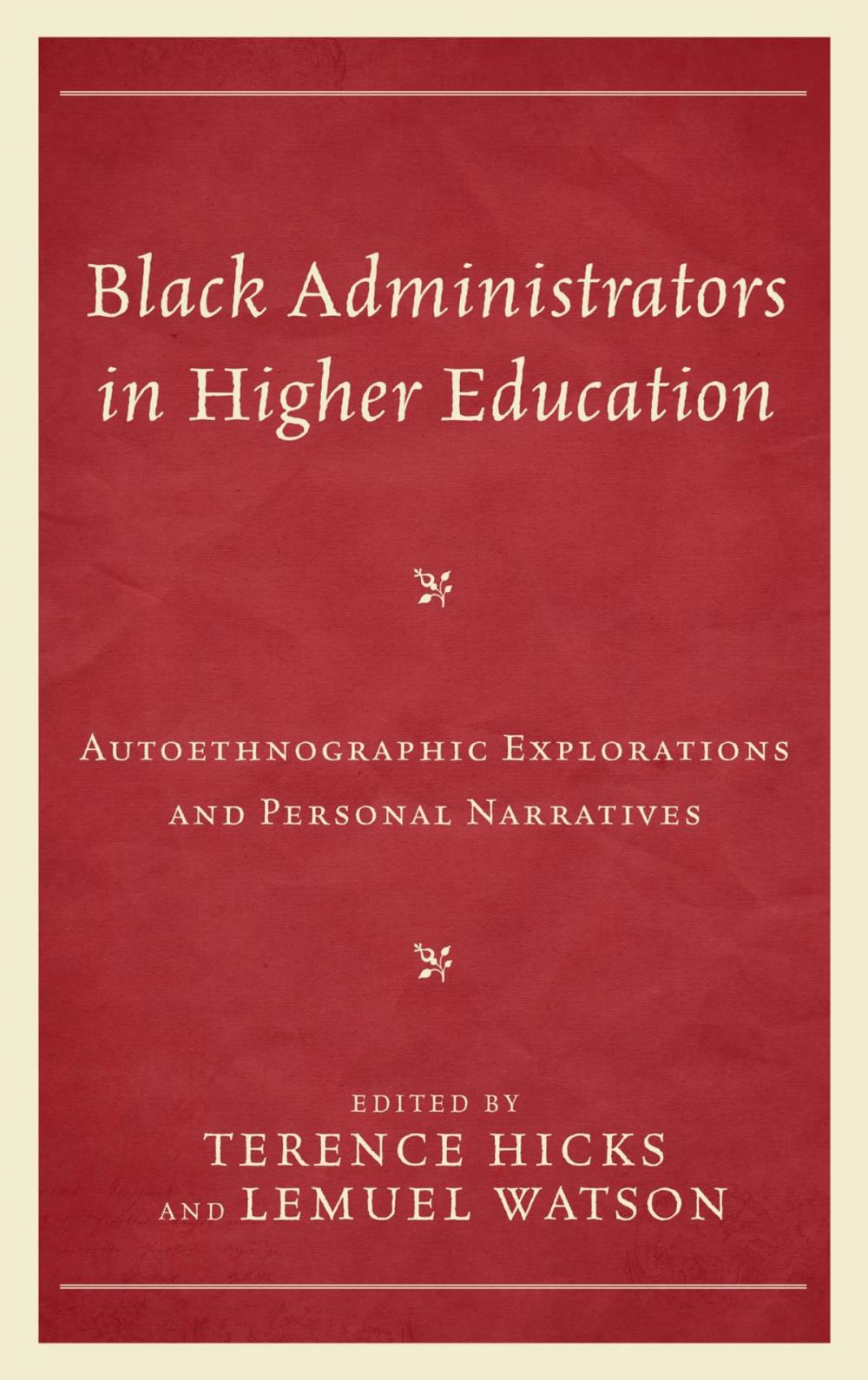 Big bigCover of Black Administrators in Higher Education