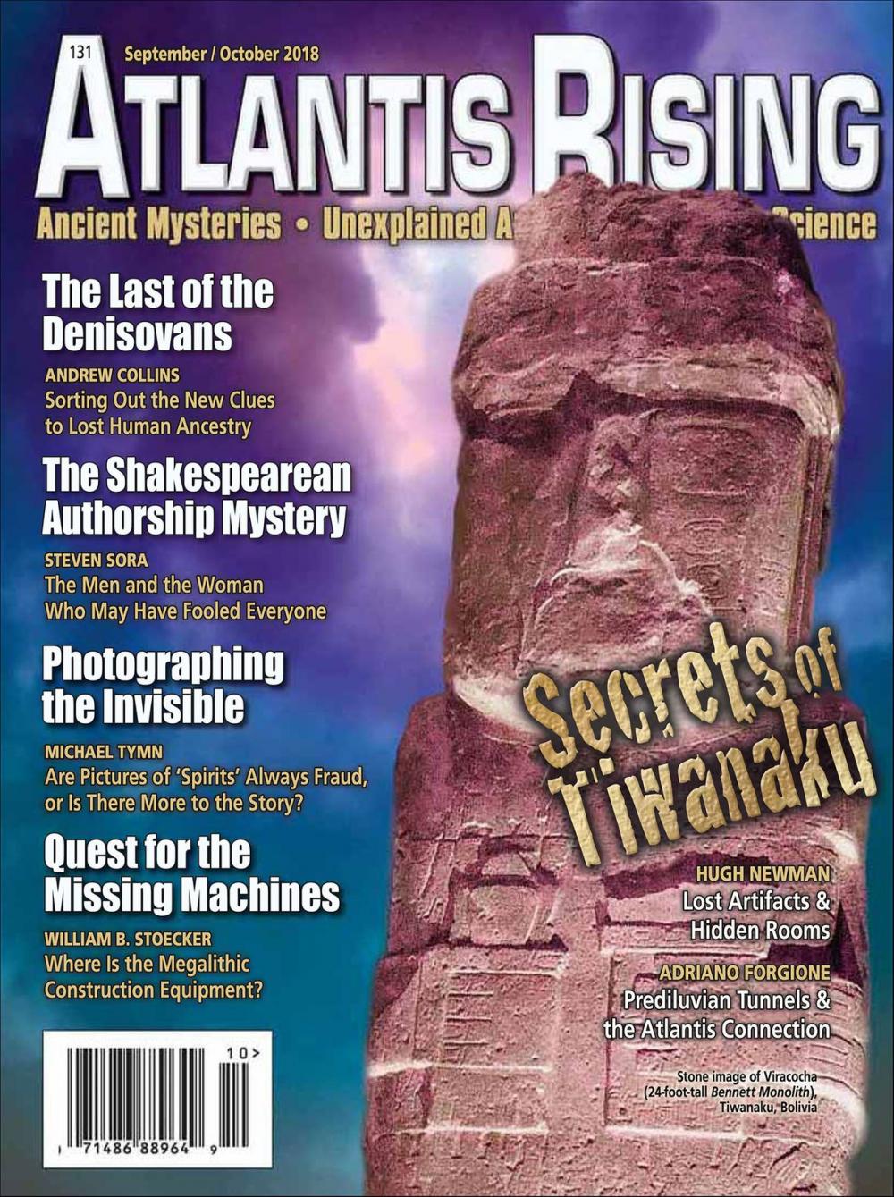 Big bigCover of Atlantis Rising Magazine - 131 September/October 2018