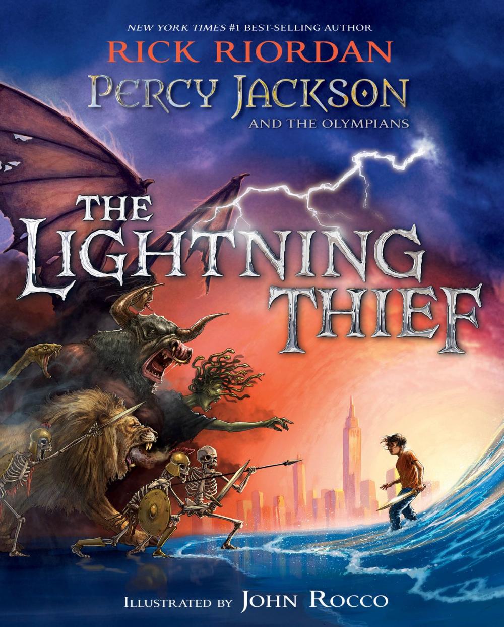 Big bigCover of Percy Jackson and the Olympians: The Lightning Thief Illustrated Edition