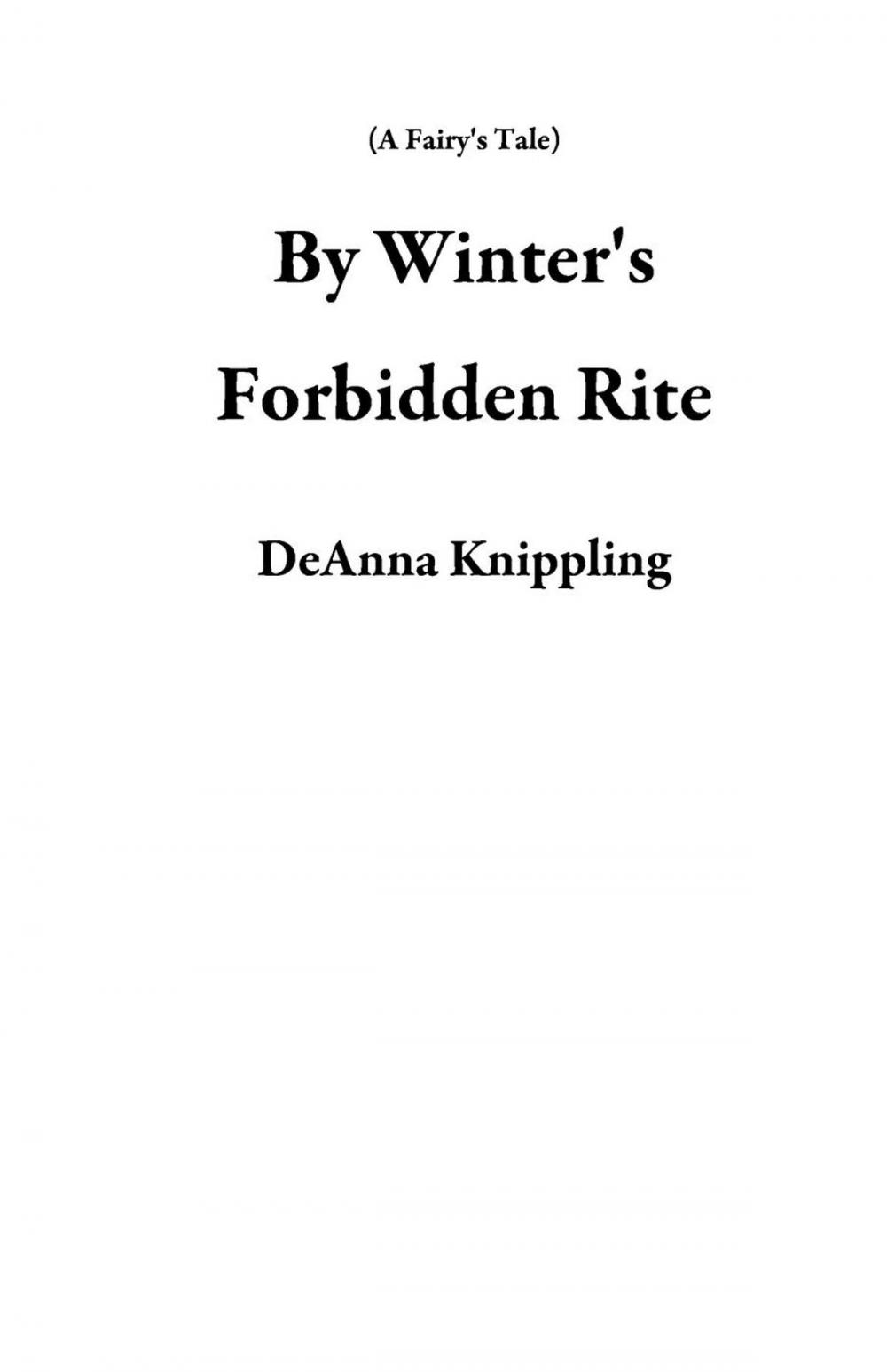 Big bigCover of By Winter's Forbidden Rite