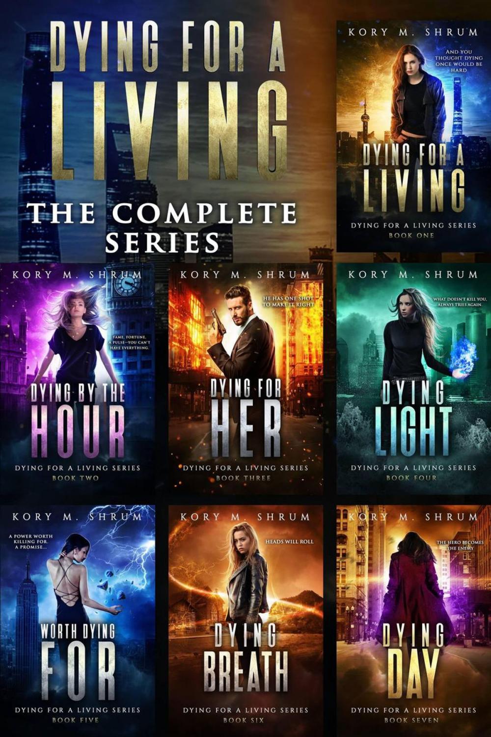 Big bigCover of Dying for a Living Complete Boxset (Books 1-7)