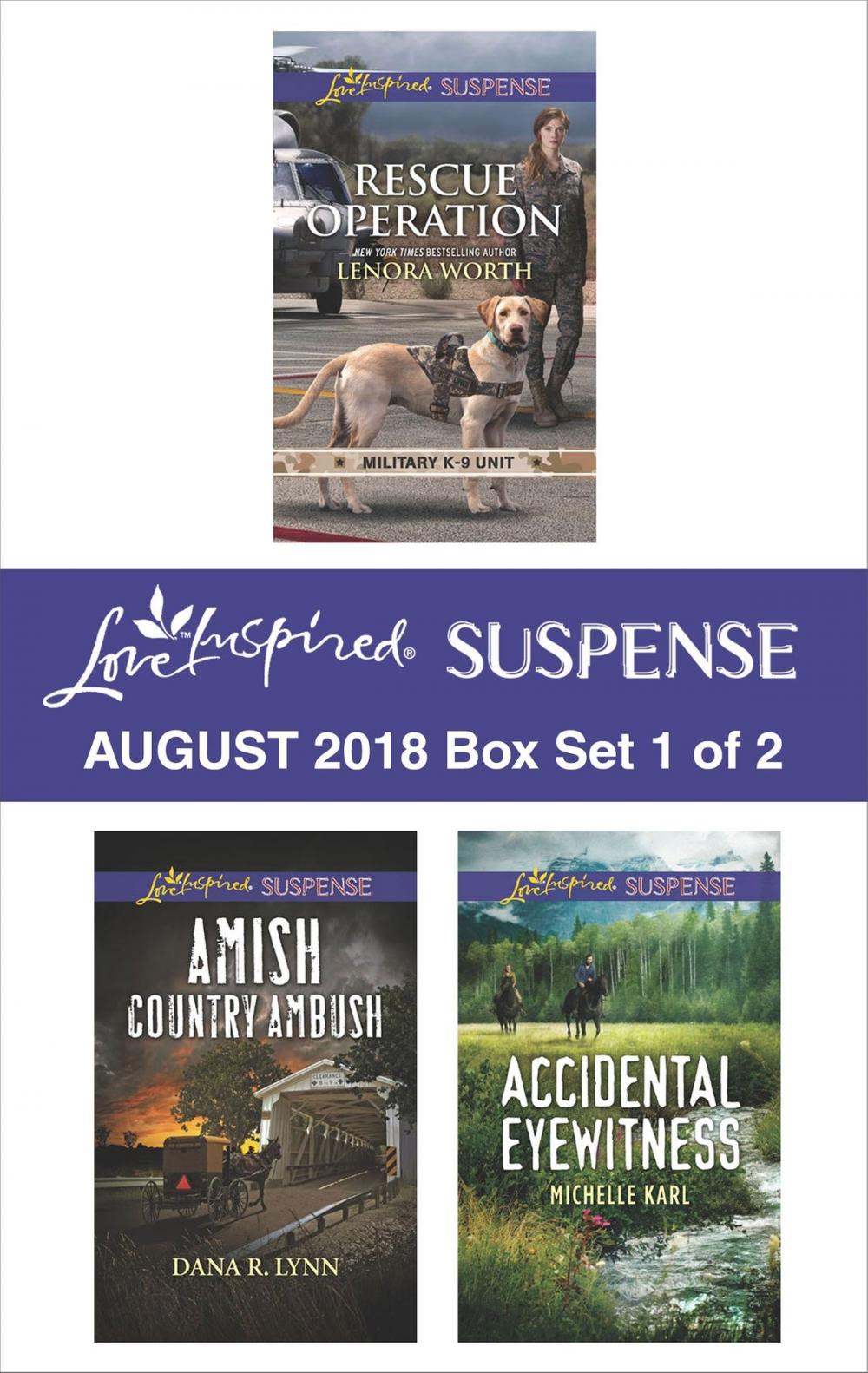 Big bigCover of Harlequin Love Inspired Suspense August 2018 - Box Set 1 of 2