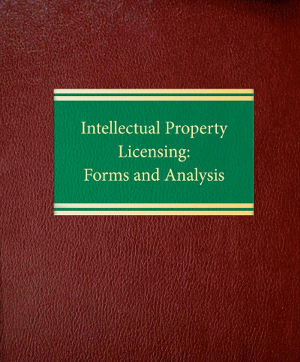 Big bigCover of Intellectual Property Licensing: Forms and Analysis