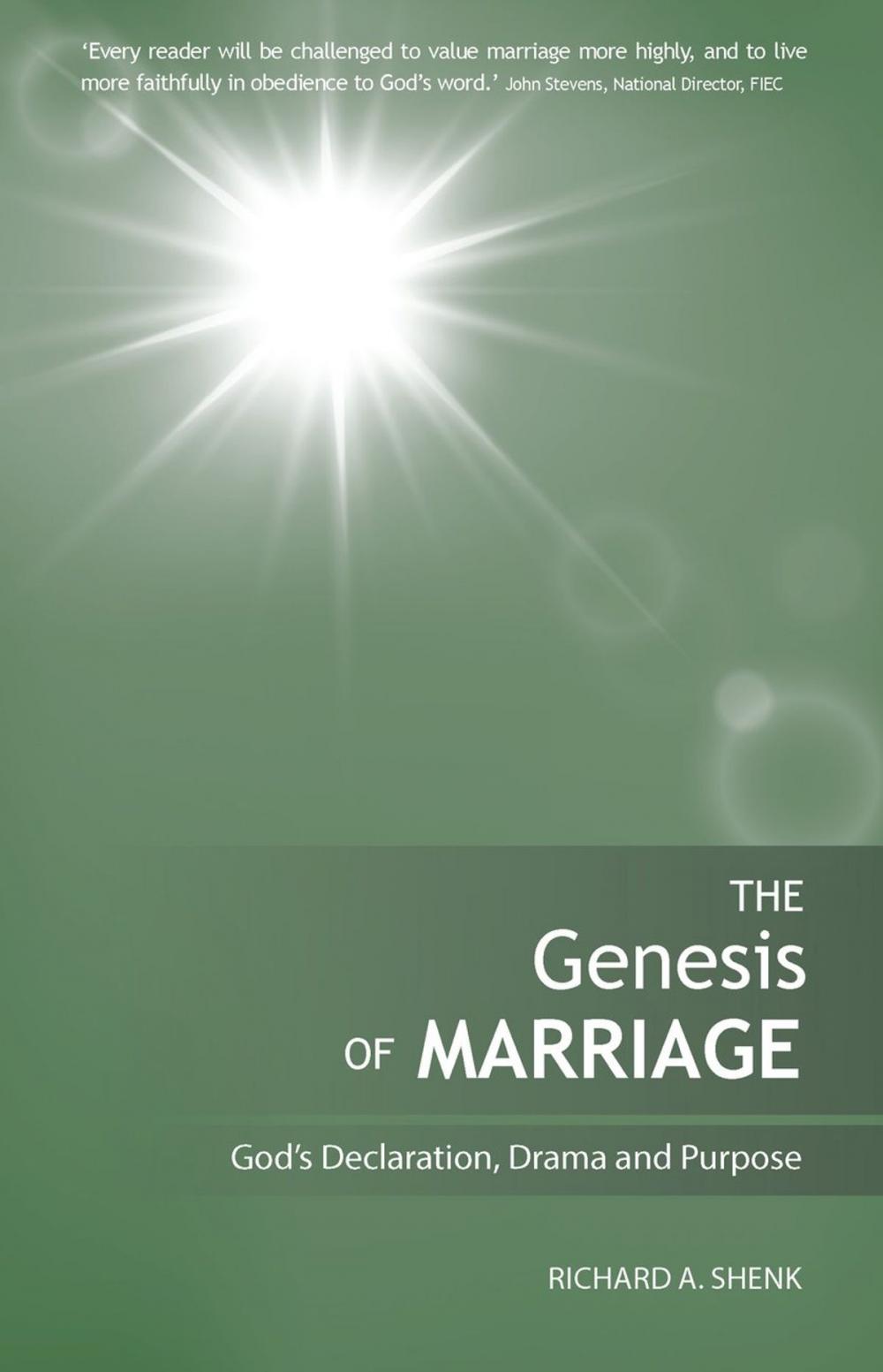 Big bigCover of The Genesis of Marriage: A Drama Displaying the Nature and Character of God