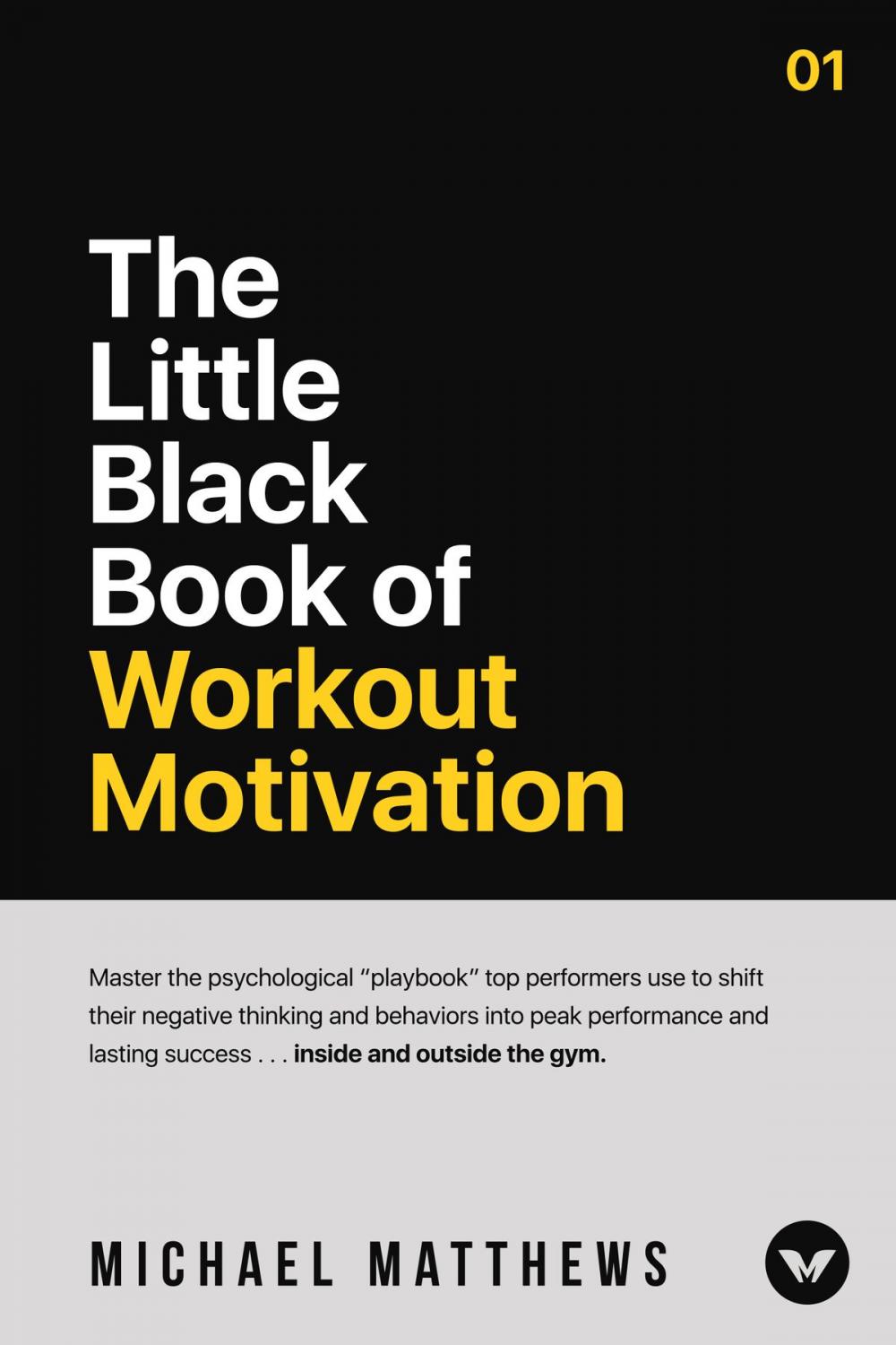 Big bigCover of The Little Black Book of Workout Motivation