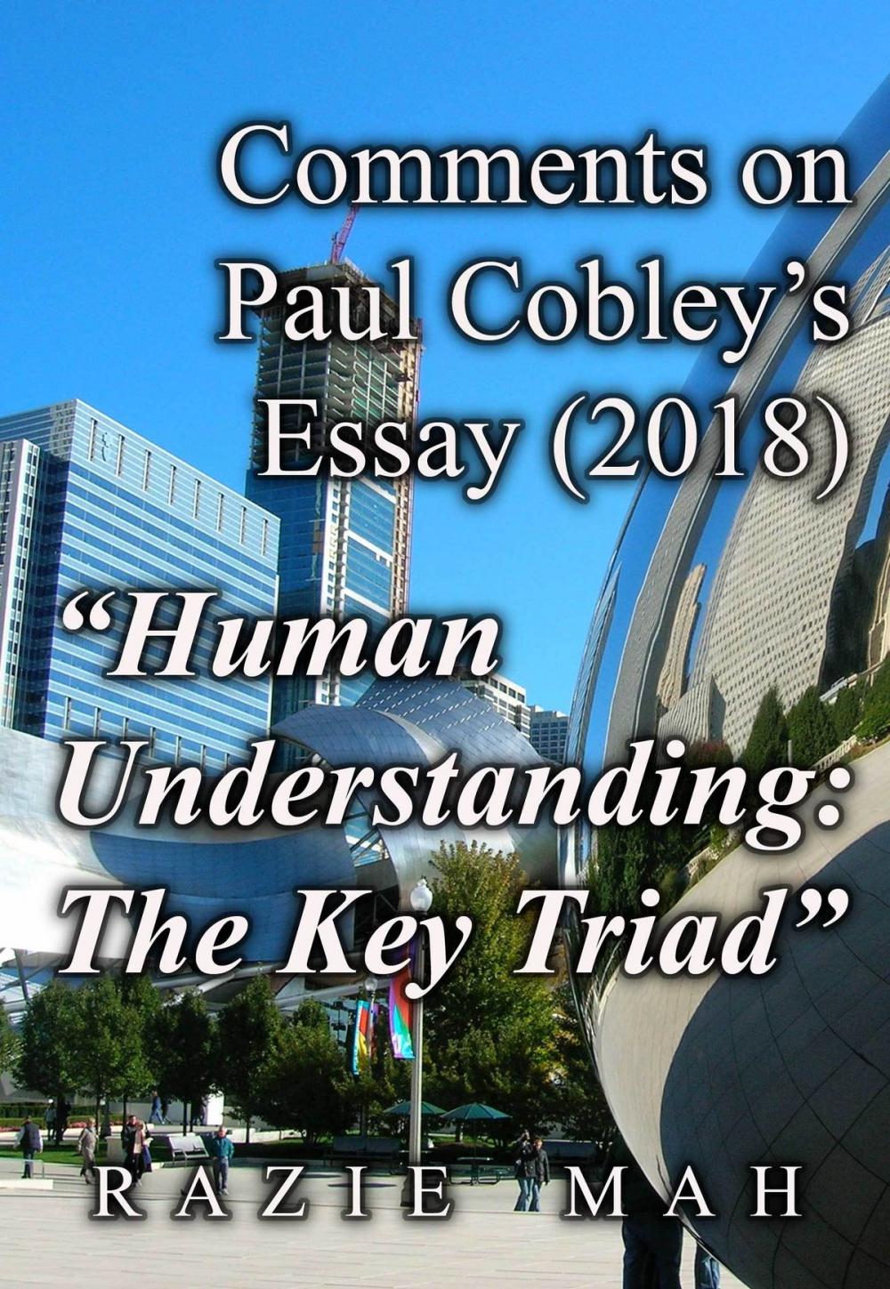 Big bigCover of Comments on Paul Cobley's Essay (2018) "Human Understanding: A Key Triad"