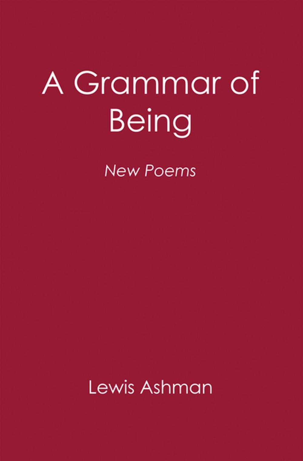 Big bigCover of A Grammar of Being