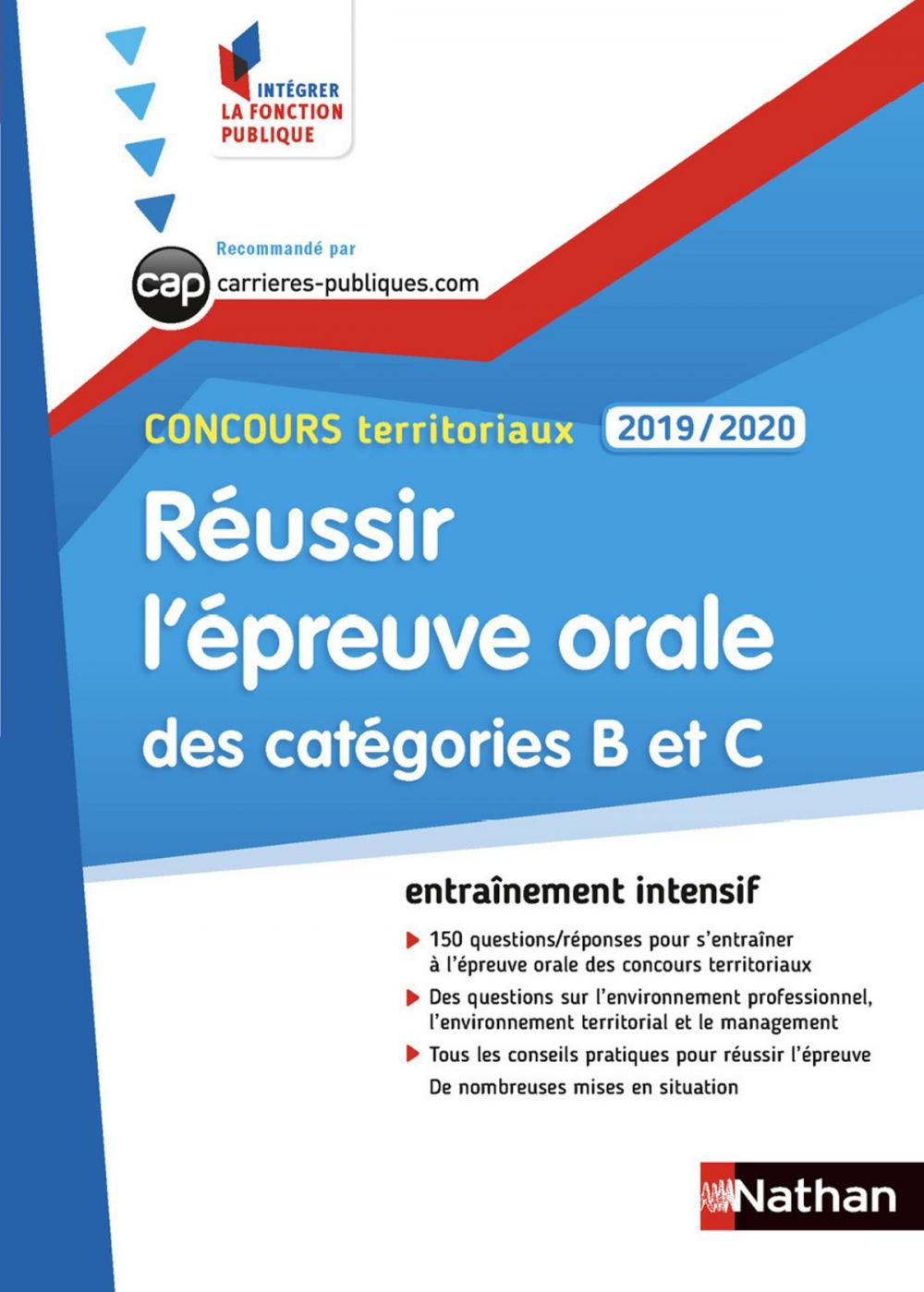 Big bigCover of Concours territoriaux - Catégorie B et C - Intégrer la fonction publique - 2019-2020