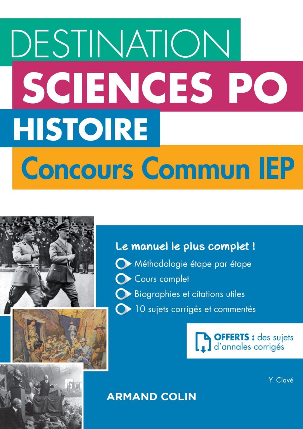 Big bigCover of Destination Sciences Po - Histoire Concours commun IEP