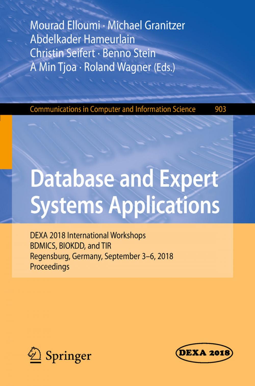 Big bigCover of Database and Expert Systems Applications