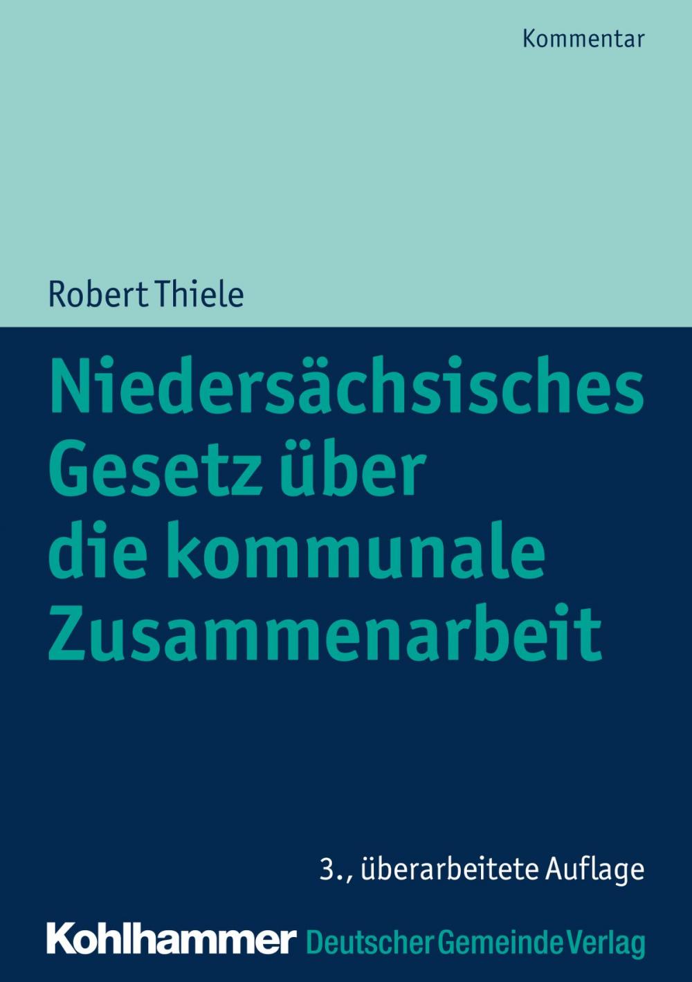 Big bigCover of Niedersächsisches Gesetz über die kommunale Zusammenarbeit