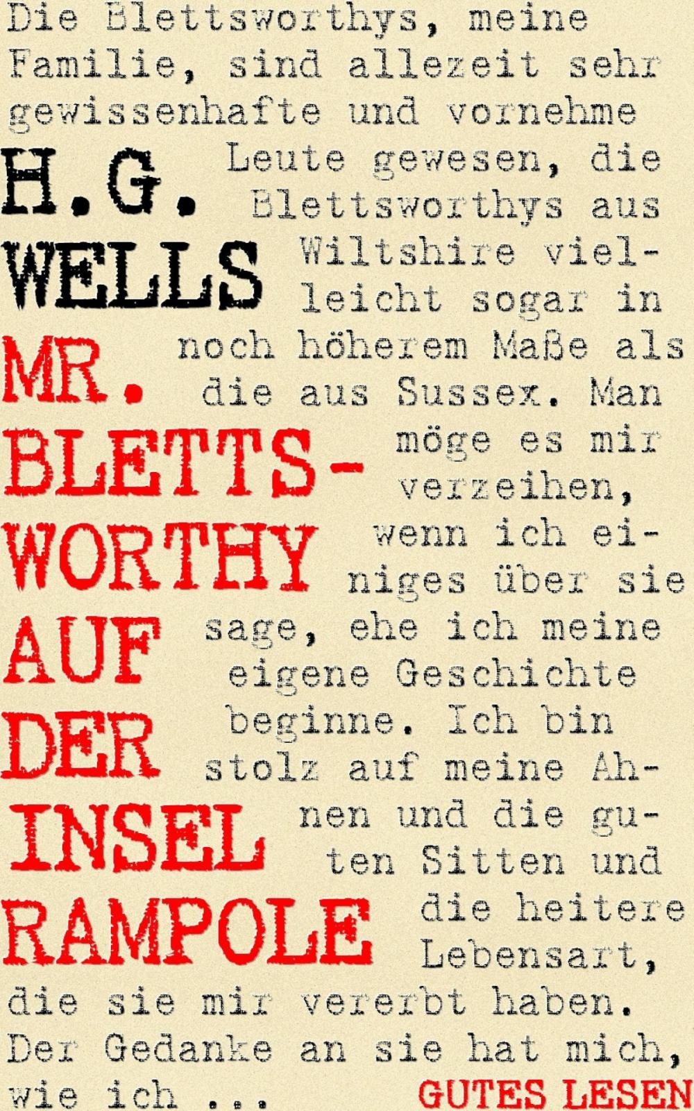 Big bigCover of Mr. Blettsworthy auf der Insel Rampole