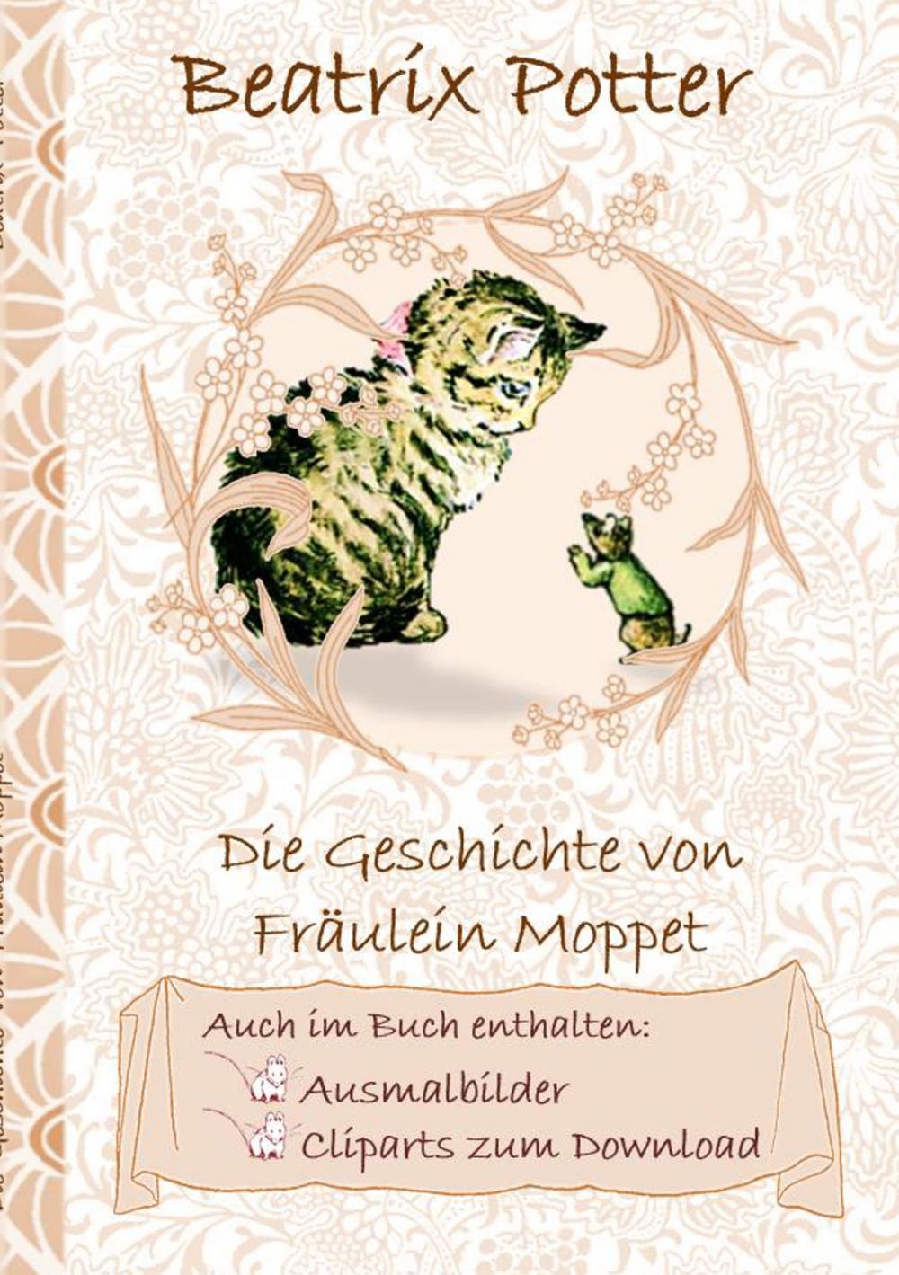 Big bigCover of Die Geschichte von Frau Moppet (inklusive Ausmalbilder und Cliparts zum Download)