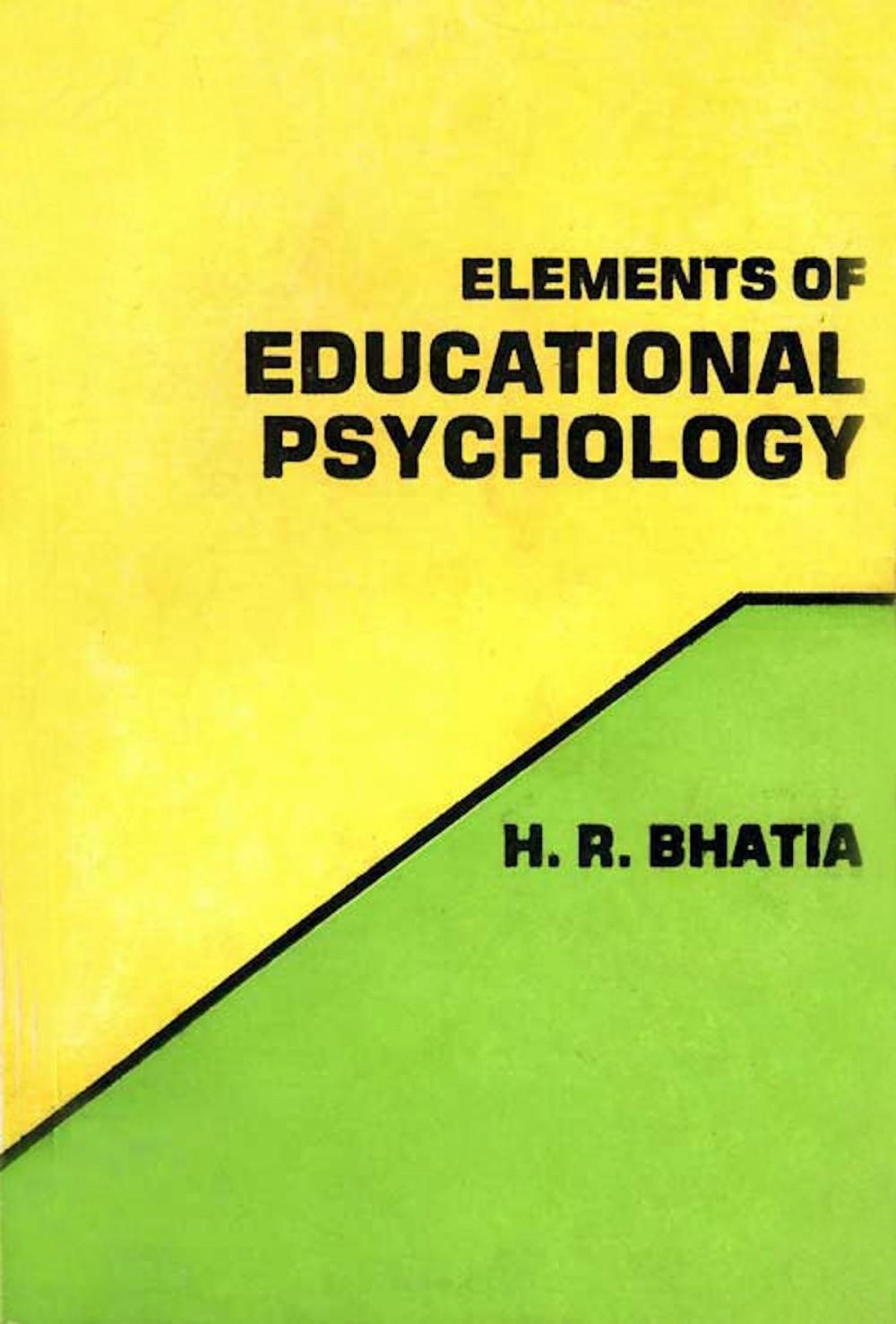 Big bigCover of Elements of Educational Psychology