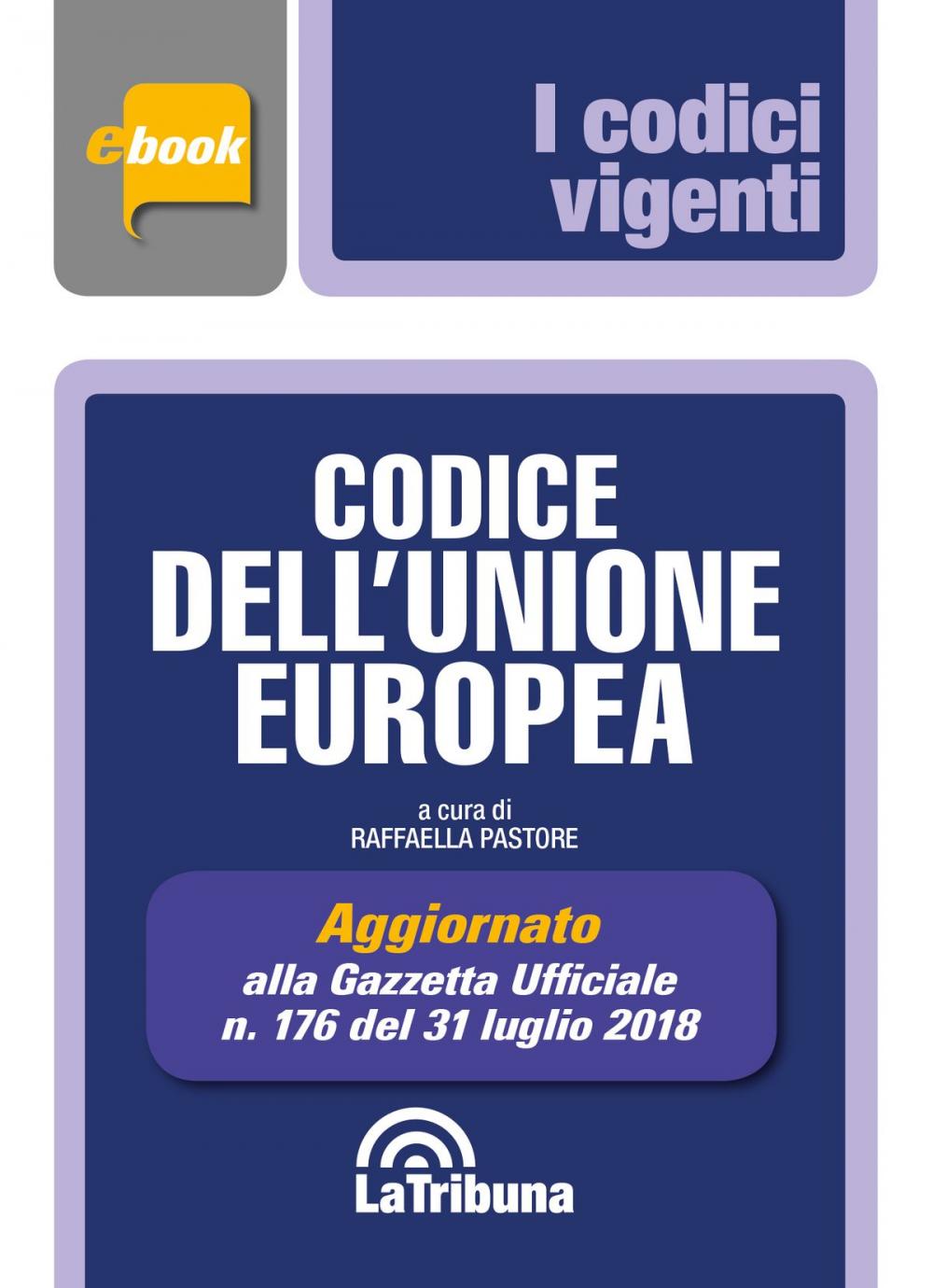 Big bigCover of Codice dell'Unione Europea