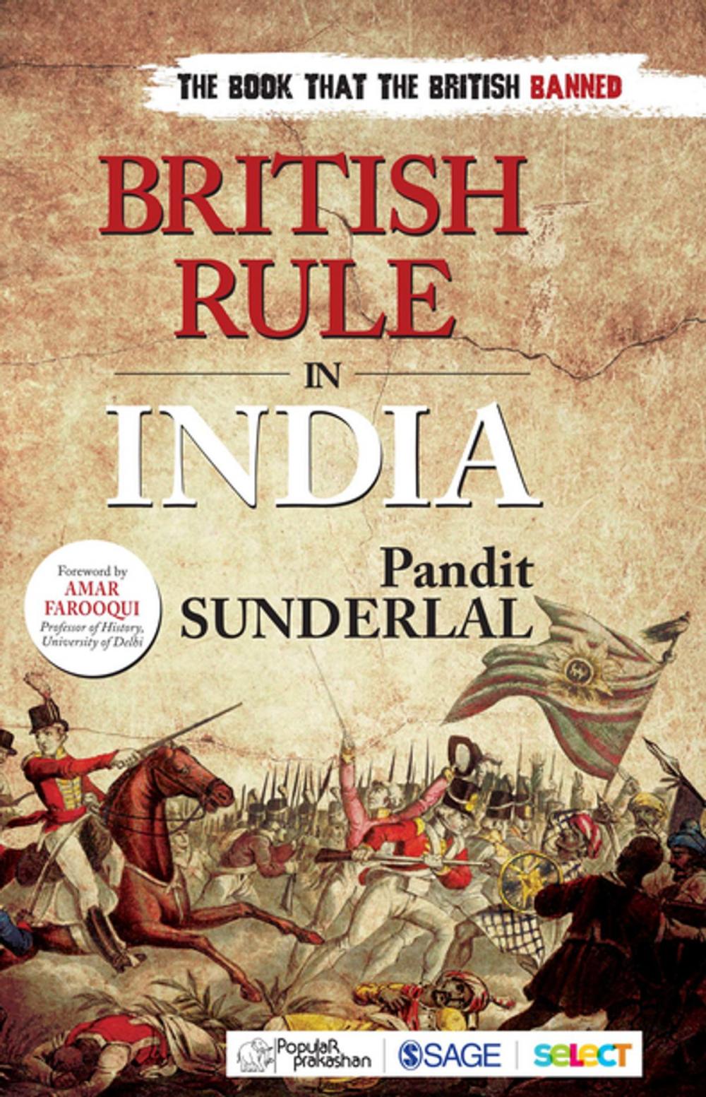 Big bigCover of British Rule in India