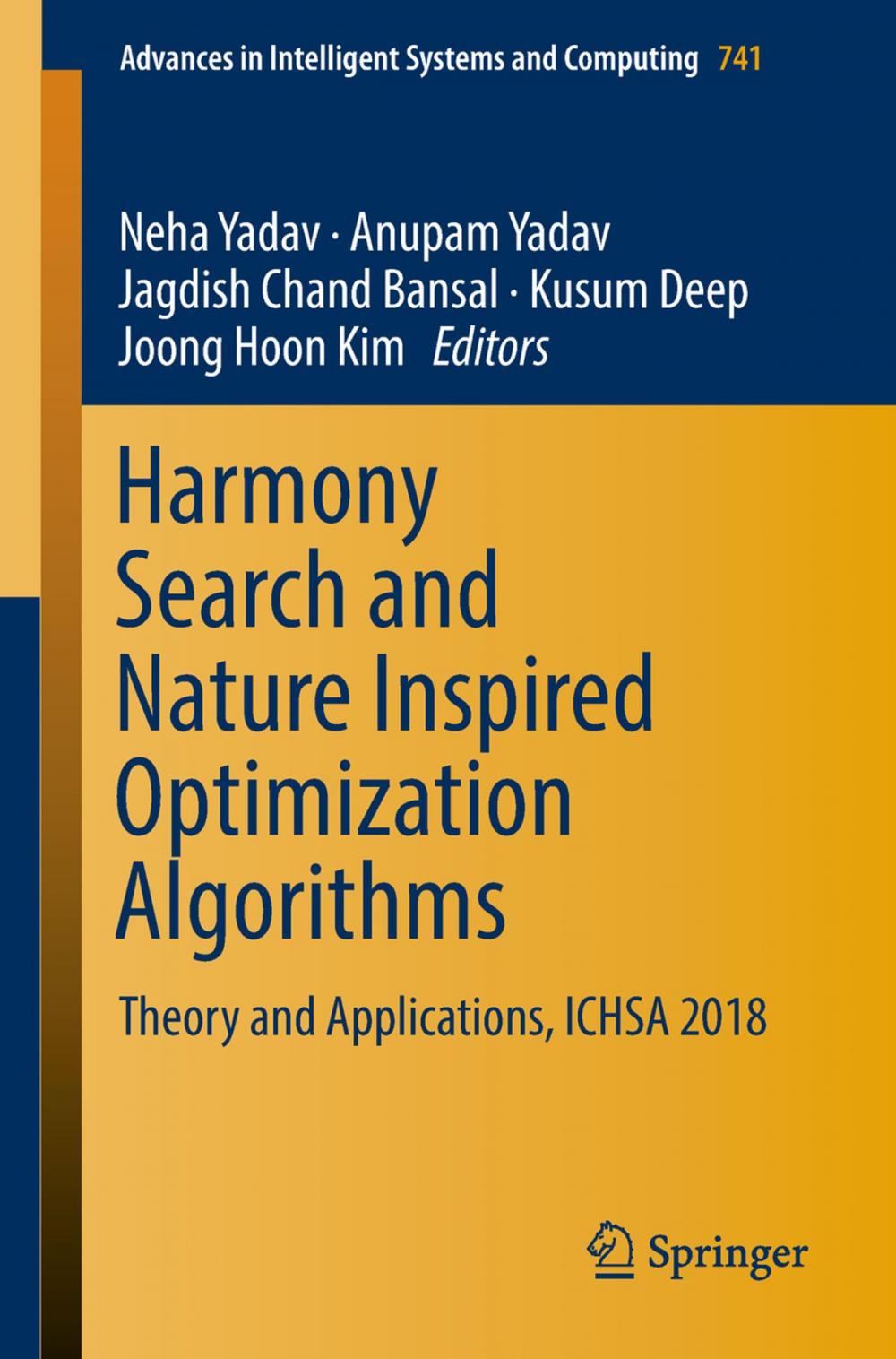 Big bigCover of Harmony Search and Nature Inspired Optimization Algorithms