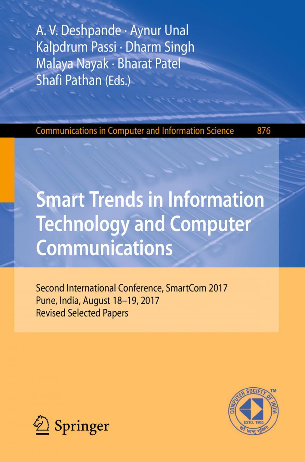 Big bigCover of Smart Trends in Information Technology and Computer Communications