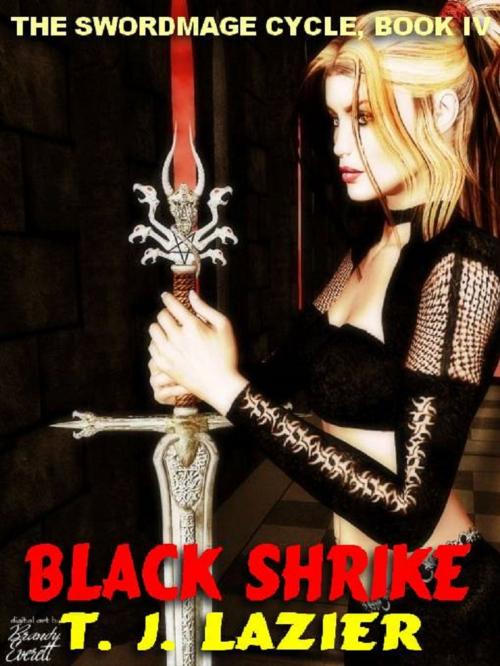 Cover of the book The Black Shrike by T. J. Lazier, Sizzler Editions