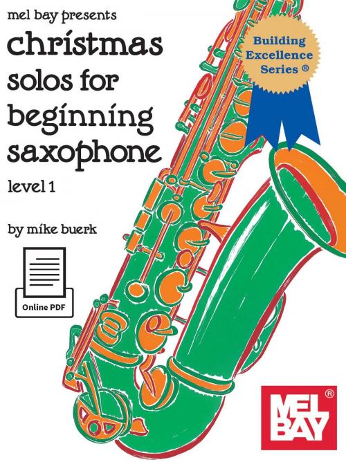 Cover of the book Christmas Solos for Beginning Saxophone by Mike Buerk, Mel Bay Publications, Inc.