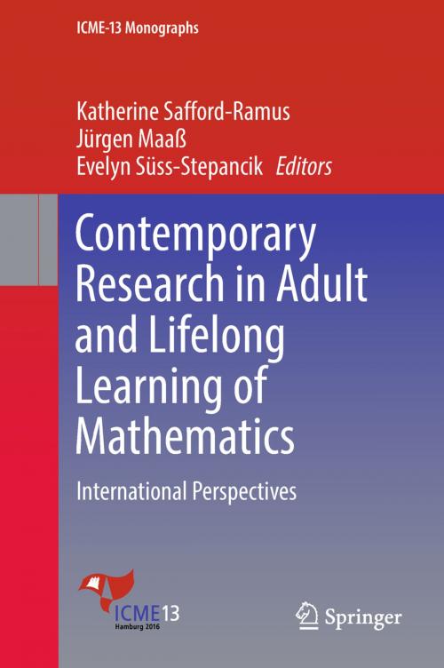 Cover of the book Contemporary Research in Adult and Lifelong Learning of Mathematics by , Springer International Publishing