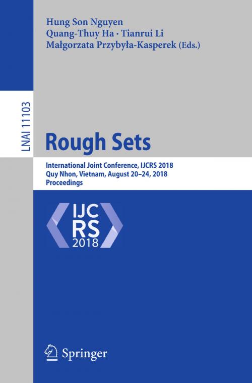 Cover of the book Rough Sets by , Springer International Publishing