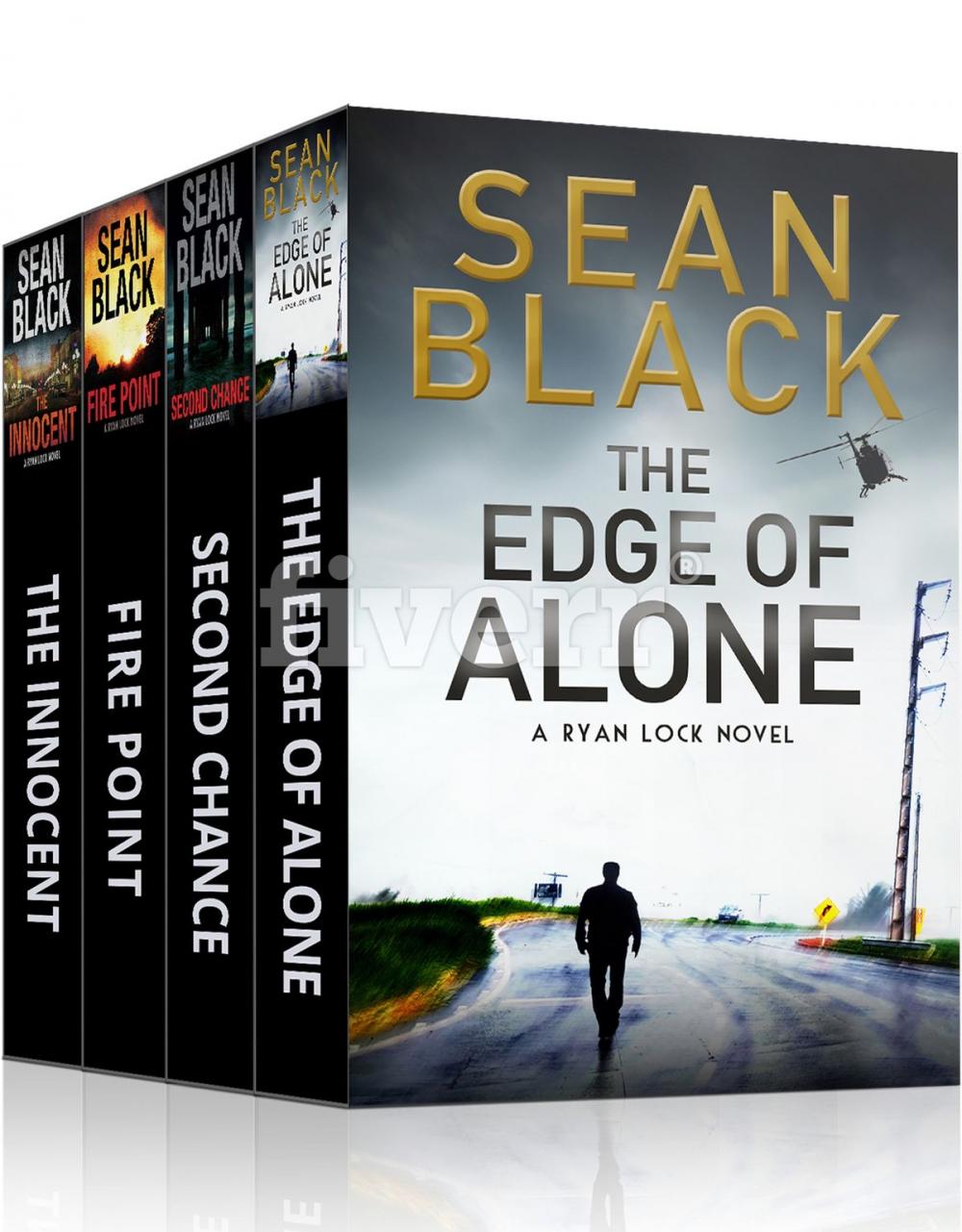 Big bigCover of 4 Ryan Lock Thrillers: The Innocent; Fire Point; The Edge of Alone; Second Chance