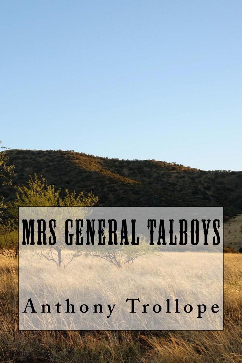 Big bigCover of Mrs General Talboys