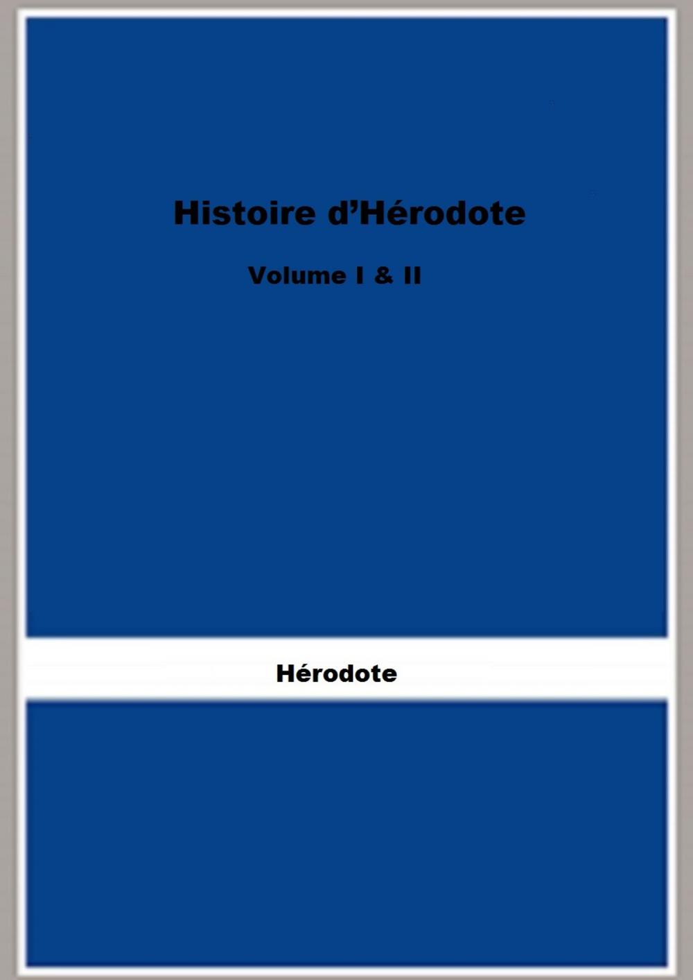 Big bigCover of Histoire d’Hérodote