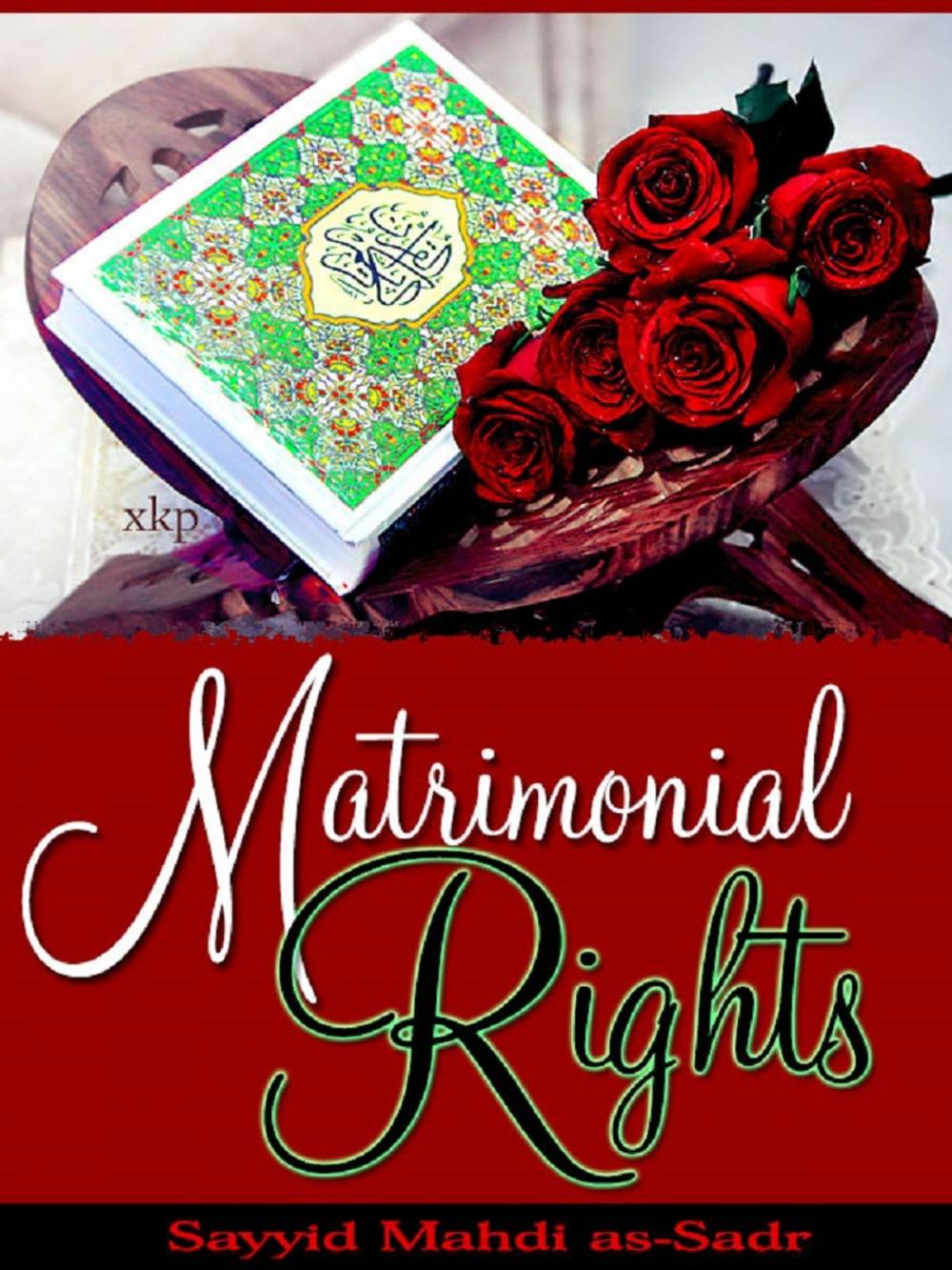 Big bigCover of Matrimonial Rights