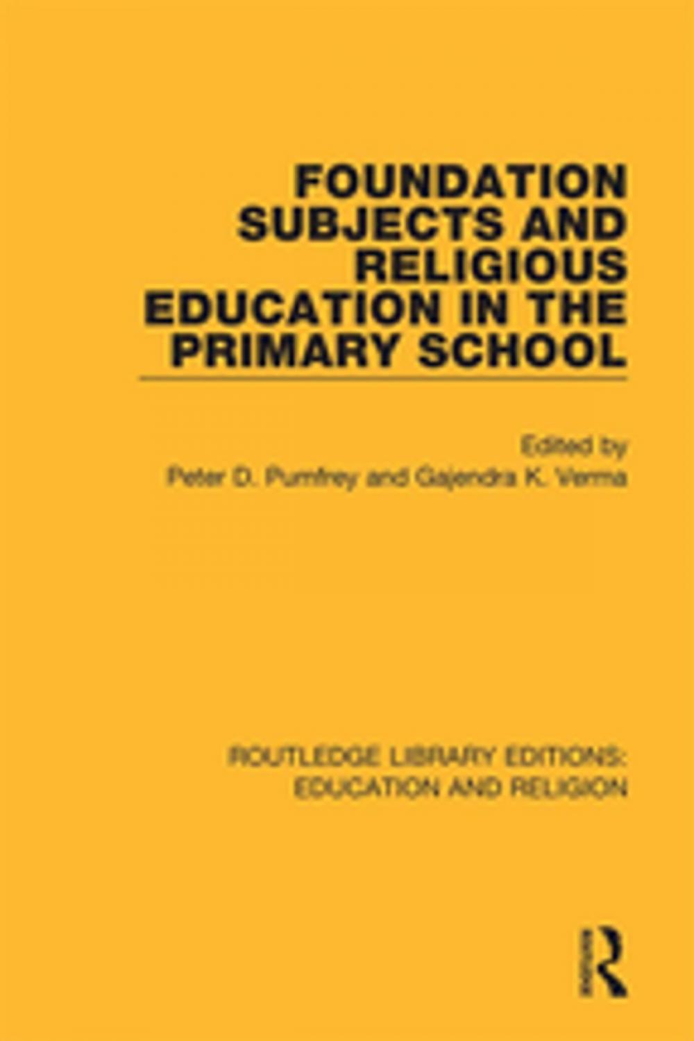 Big bigCover of Foundation Subjects and Religious Education in the Primary School