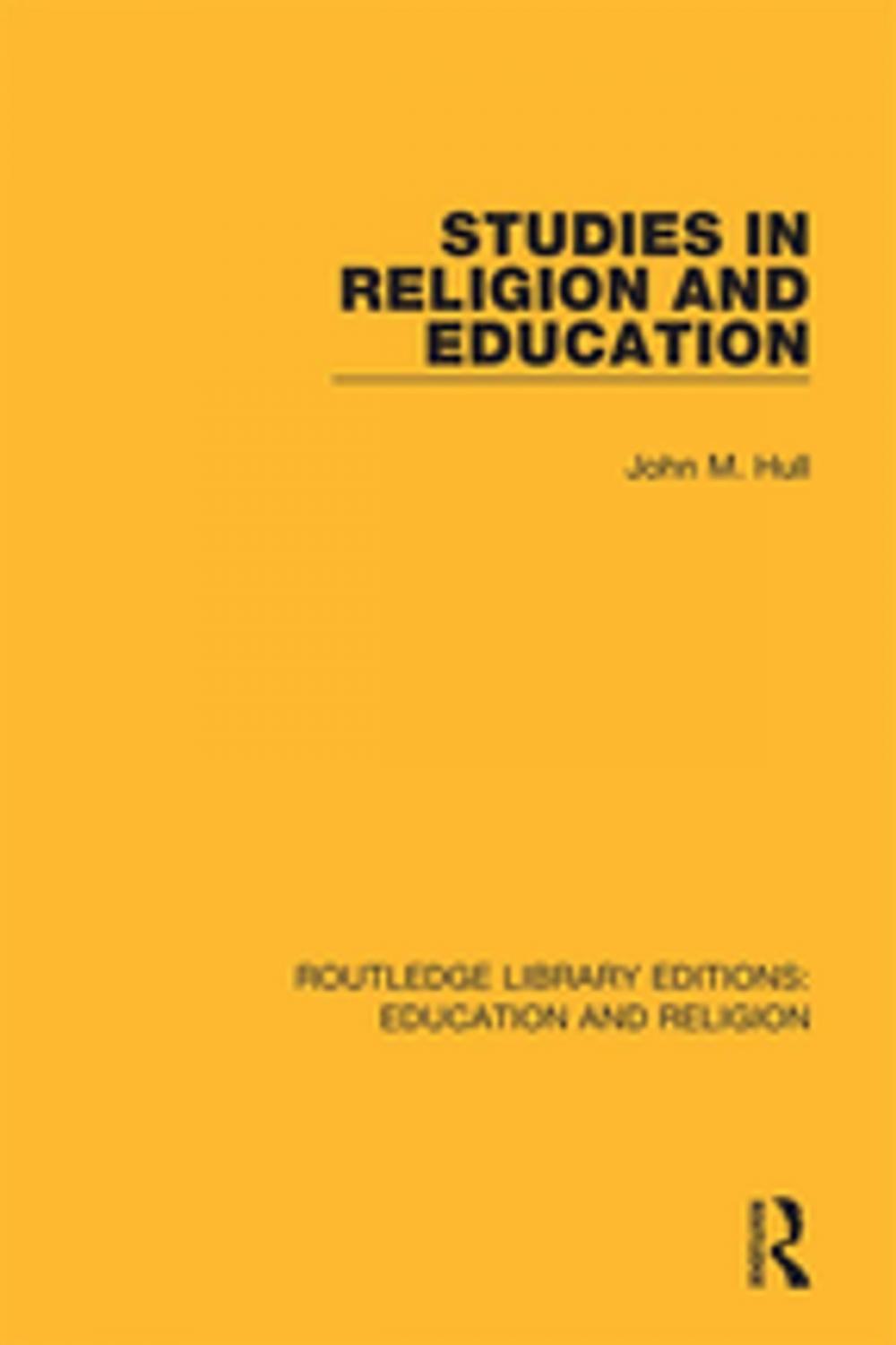 Big bigCover of Studies in Religion and Education