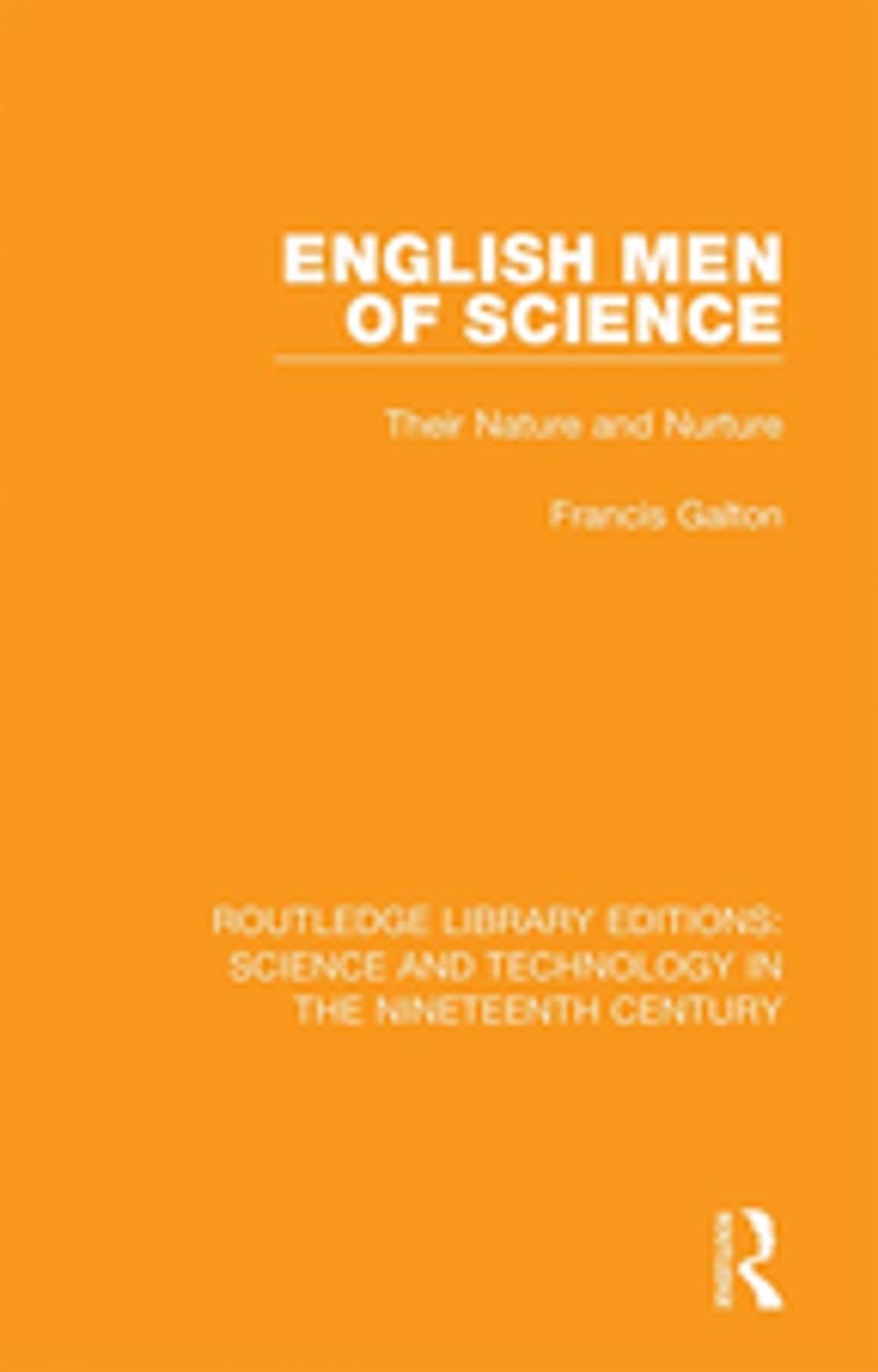 Big bigCover of English Men of Science
