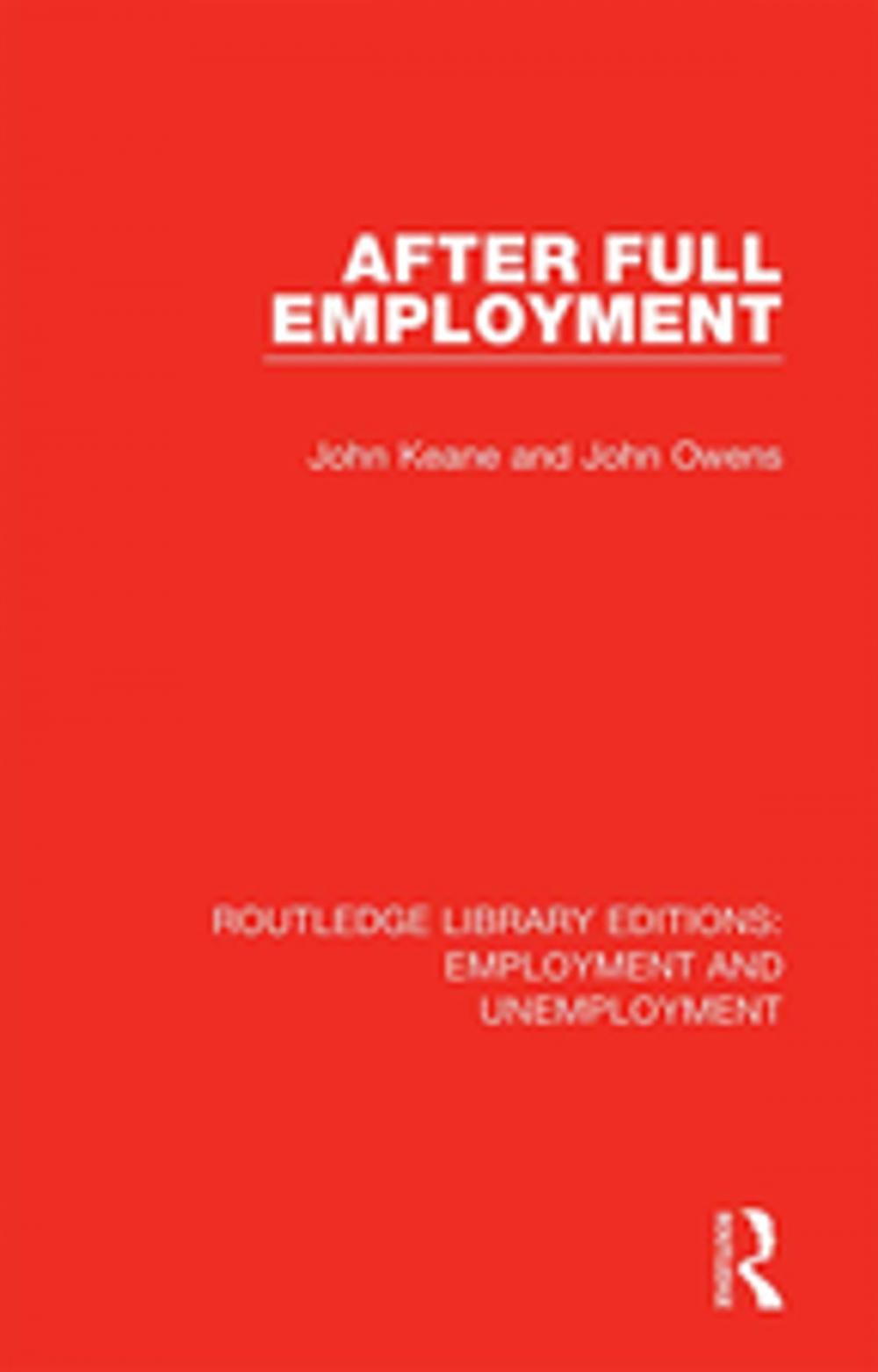 Big bigCover of After Full Employment