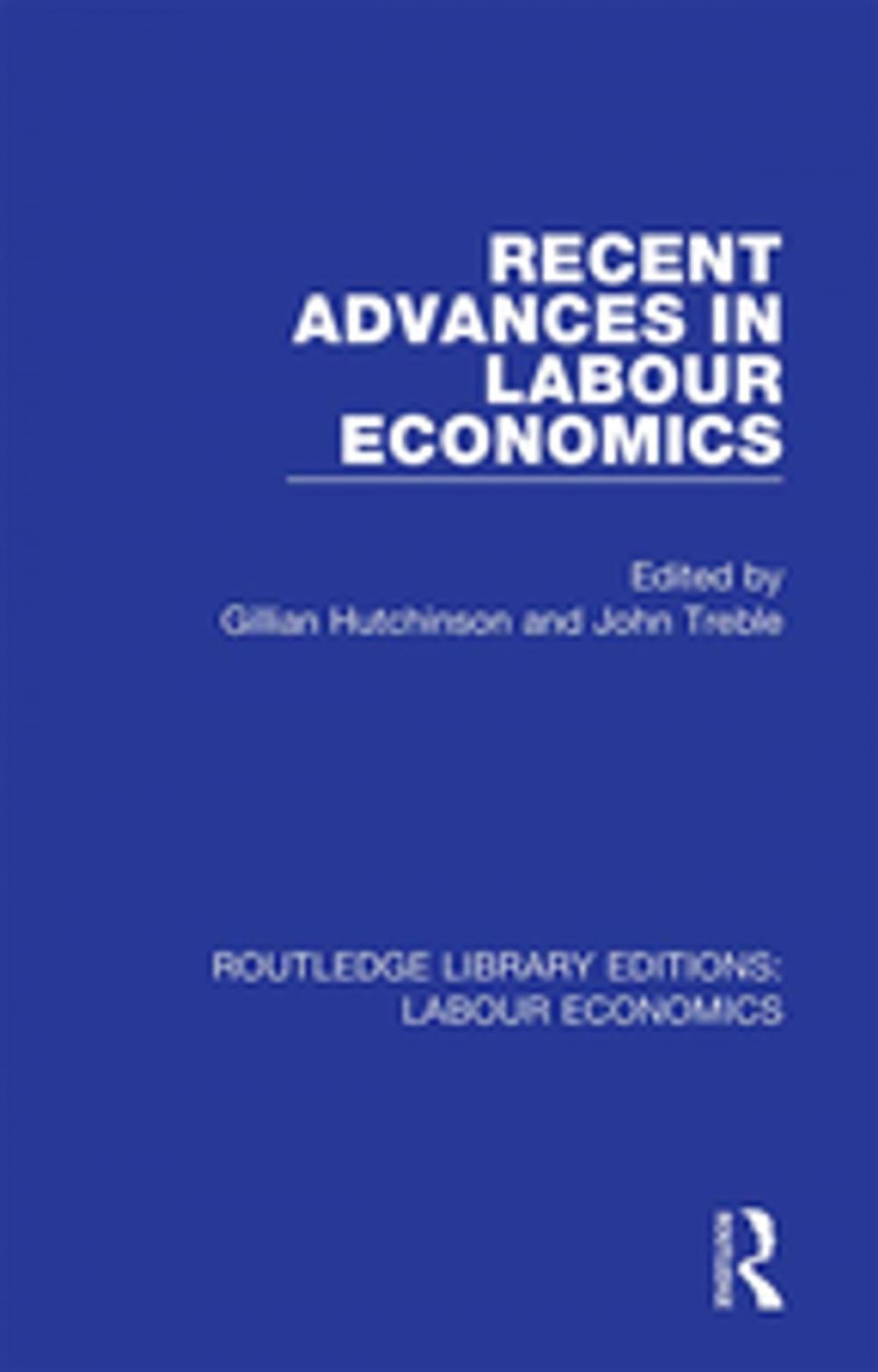 Big bigCover of Recent Advances in Labour Economics