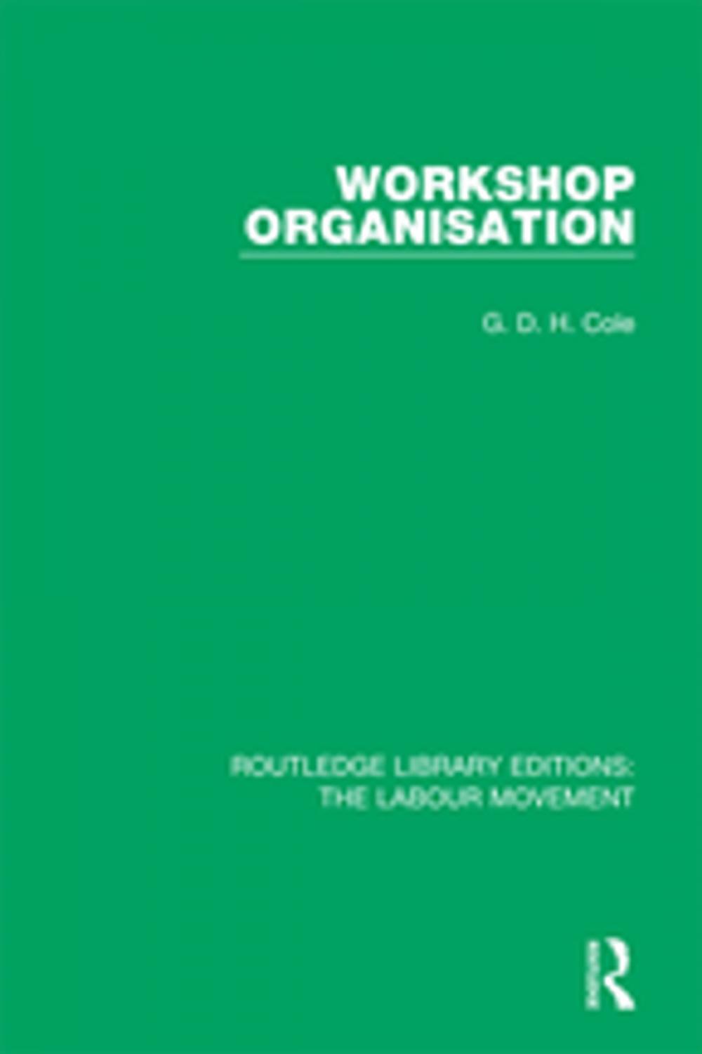 Big bigCover of Workshop Organisation