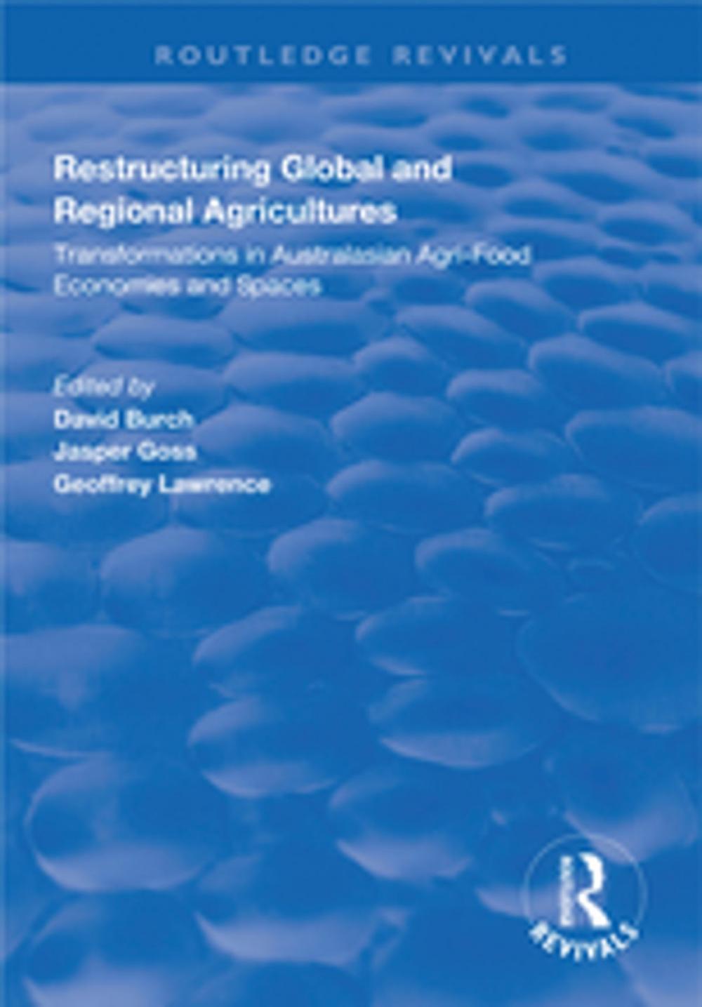 Big bigCover of Restructuring Global and Regional Agricultures