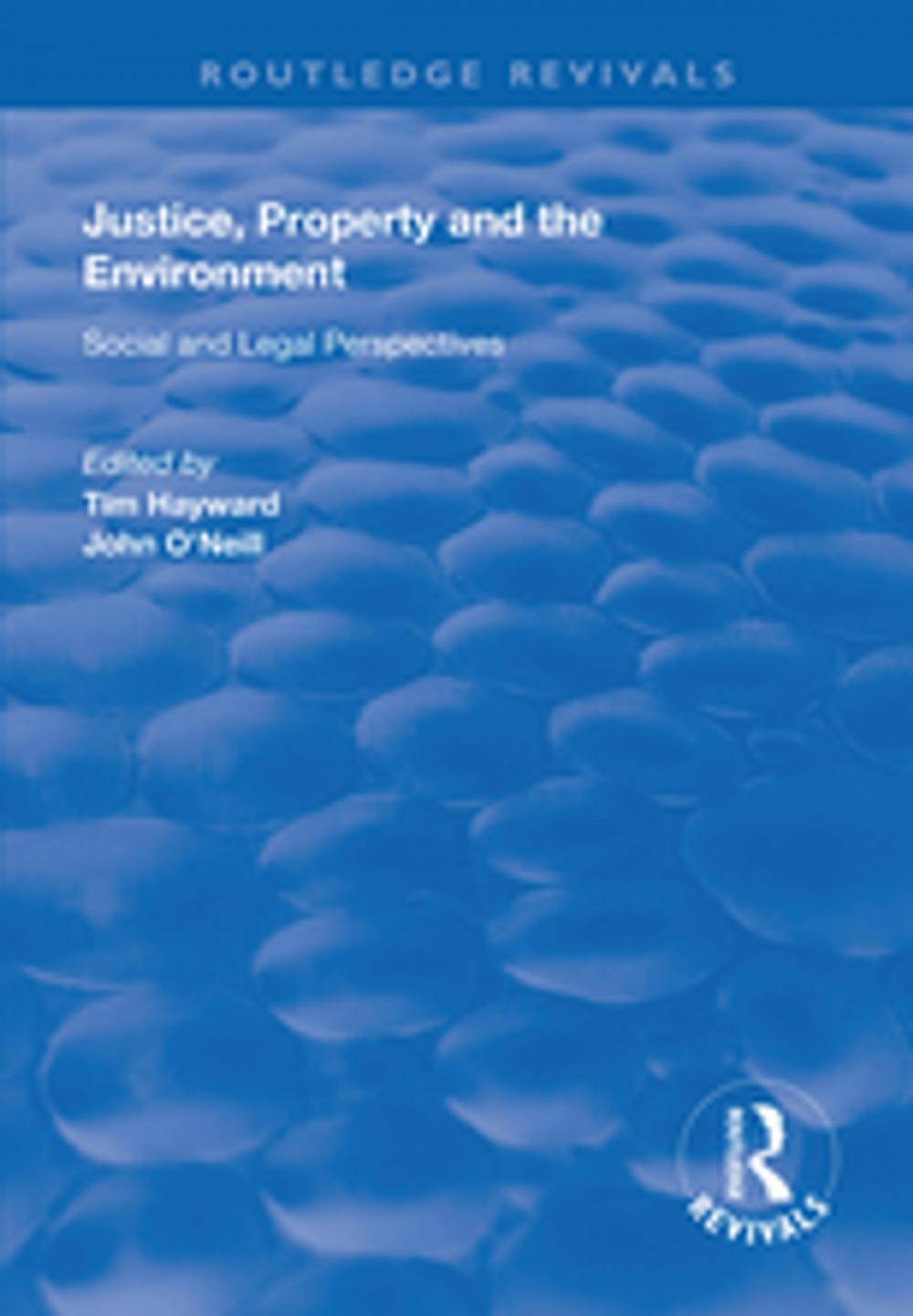 Big bigCover of Justice, Property and the Environment