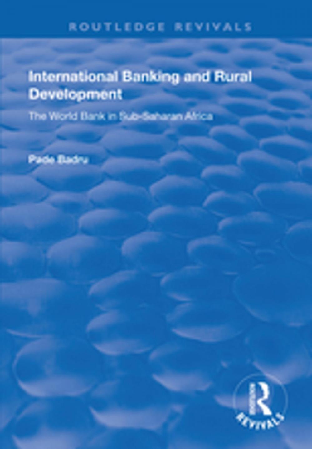 Big bigCover of International Banking and Rural Development