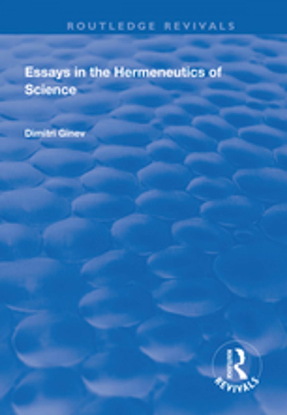 Big bigCover of Essays in the Hermeneutics of Science