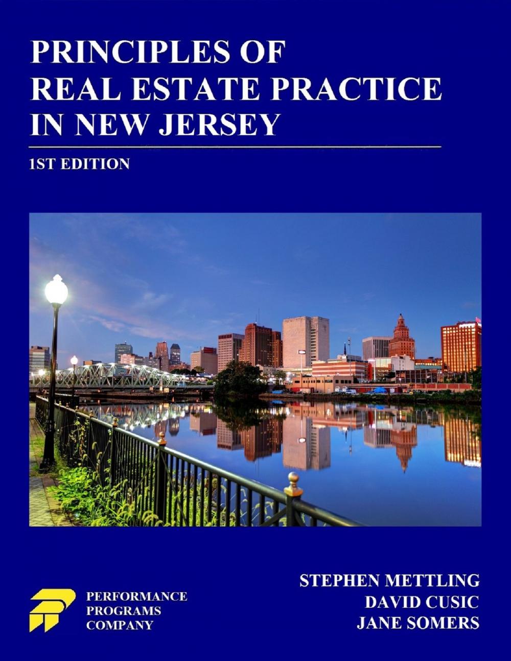 Big bigCover of Principles of Real Estate Practice in New Jersey