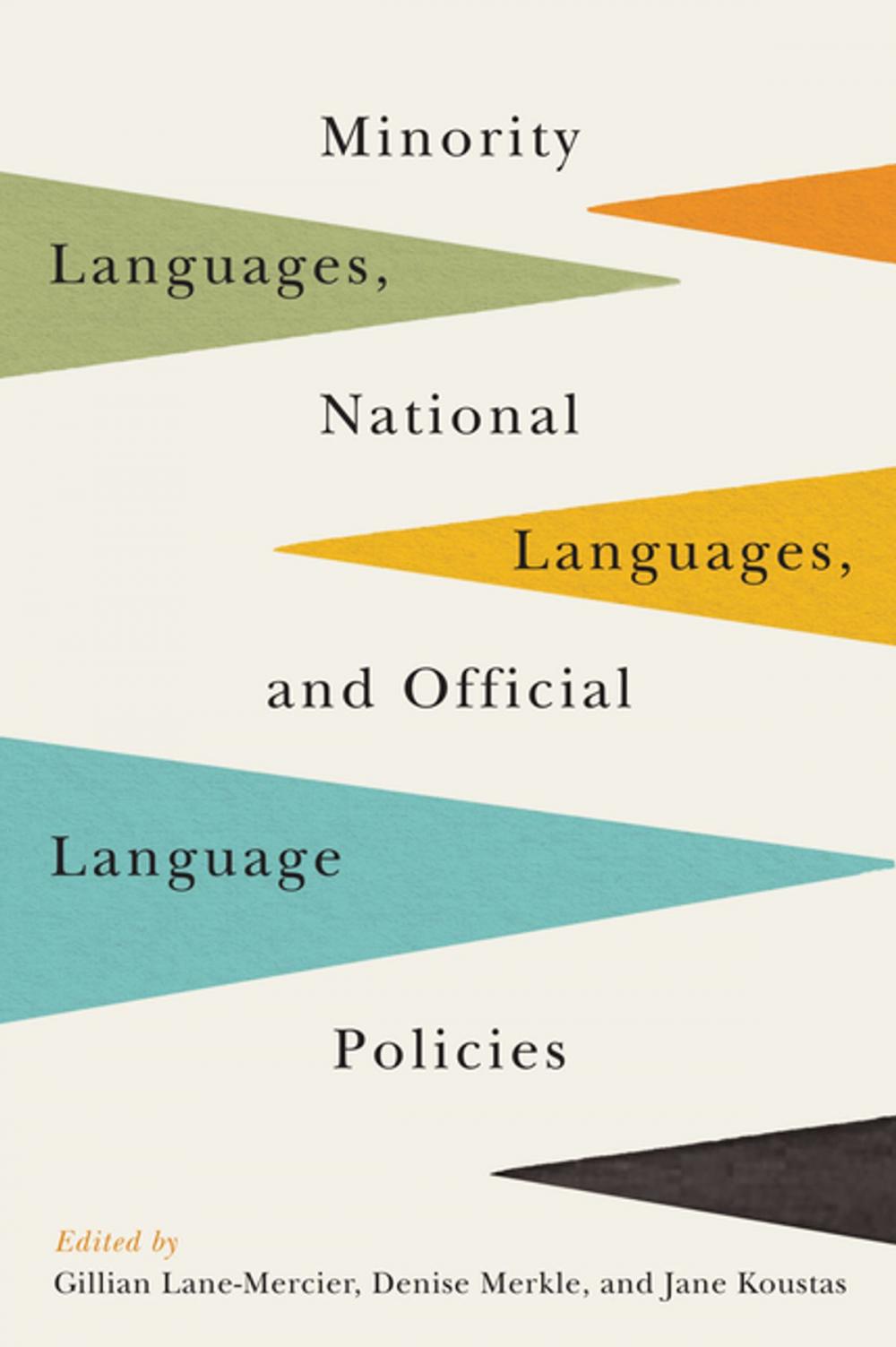 Big bigCover of Minority Languages, National Languages, and Official Language Policies