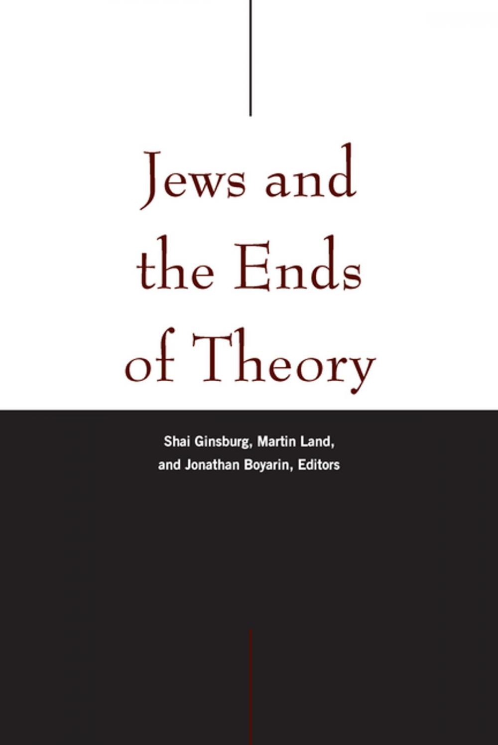 Big bigCover of Jews and the Ends of Theory