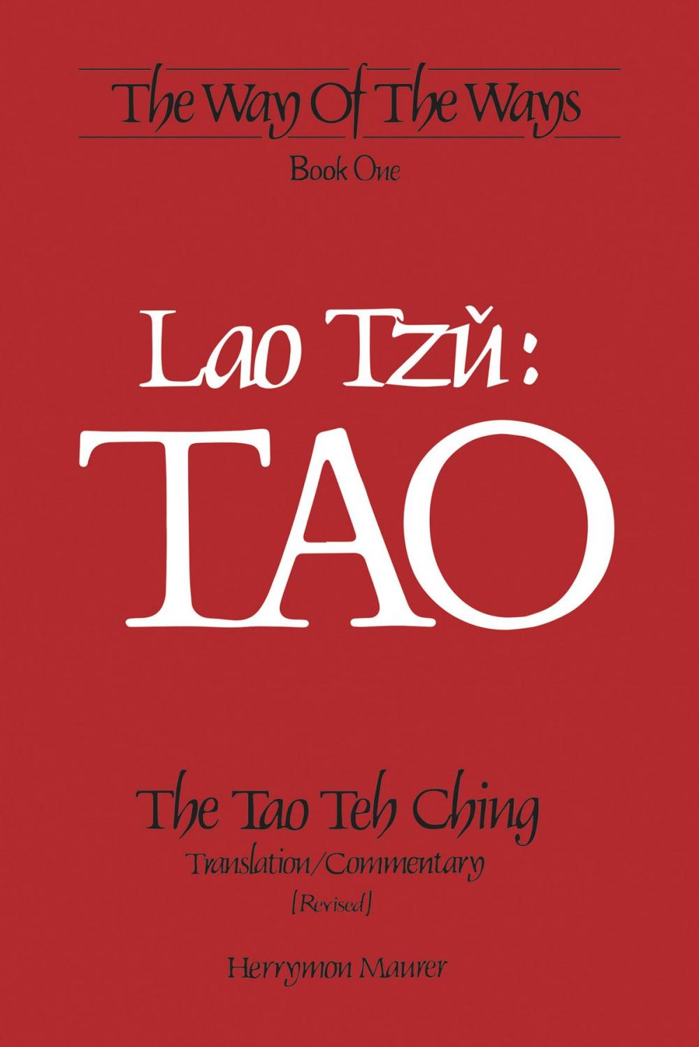 Big bigCover of Lao Tzu: TAO