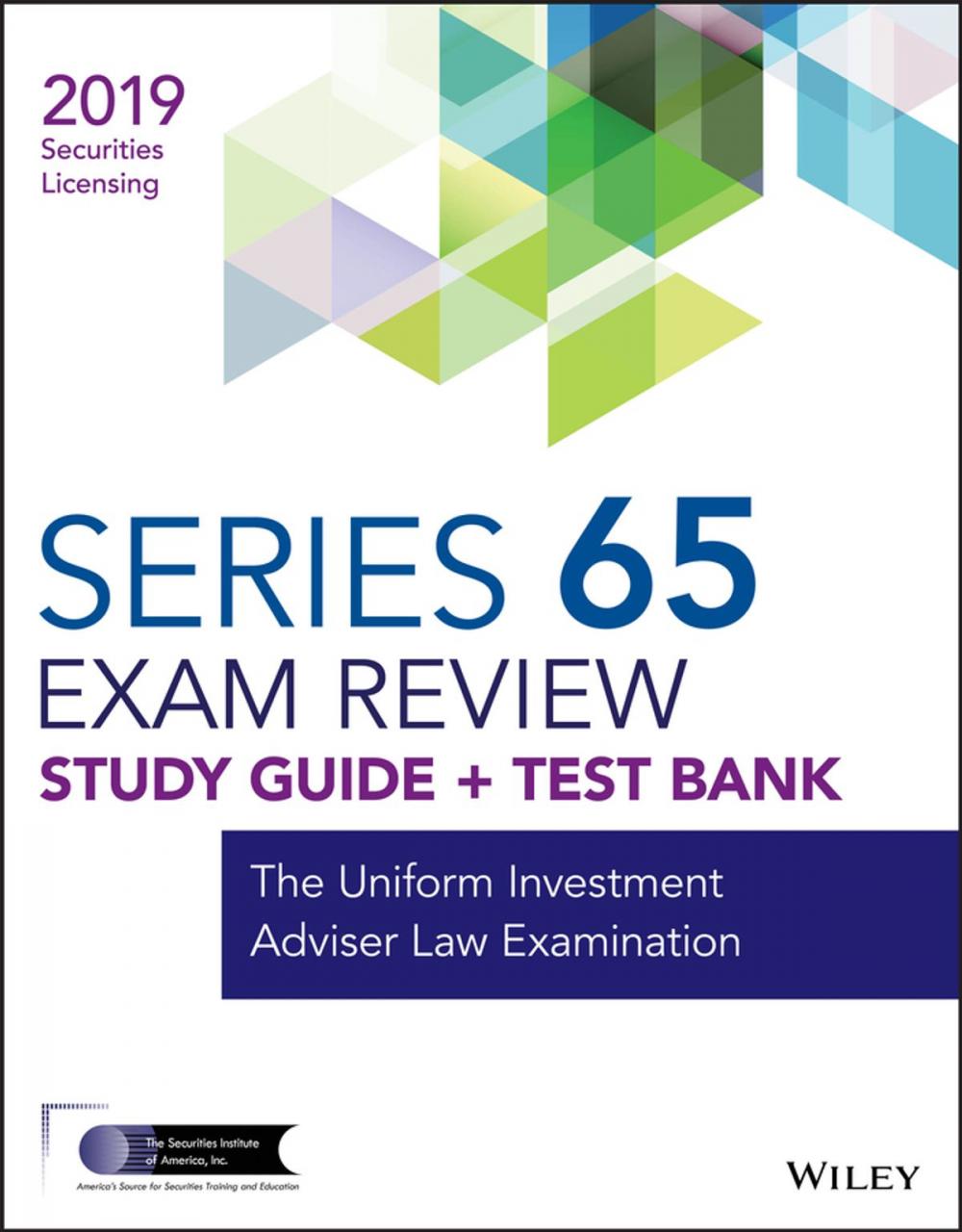 Big bigCover of Wiley Series 65 Securities Licensing Exam Review 2019 + Test Bank