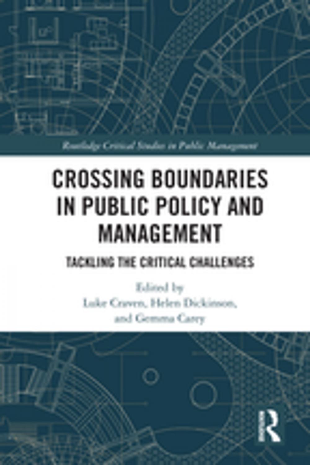 Big bigCover of Crossing Boundaries in Public Policy and Management