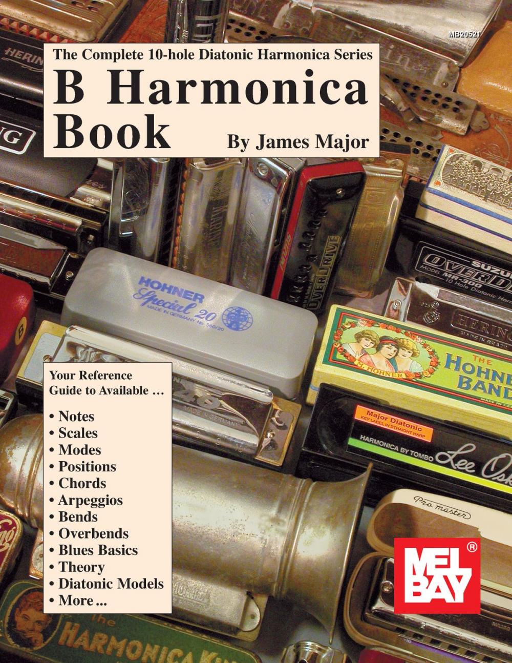 Big bigCover of Complete 10-Hole Diatonic Harmonica: B Harmonica Book